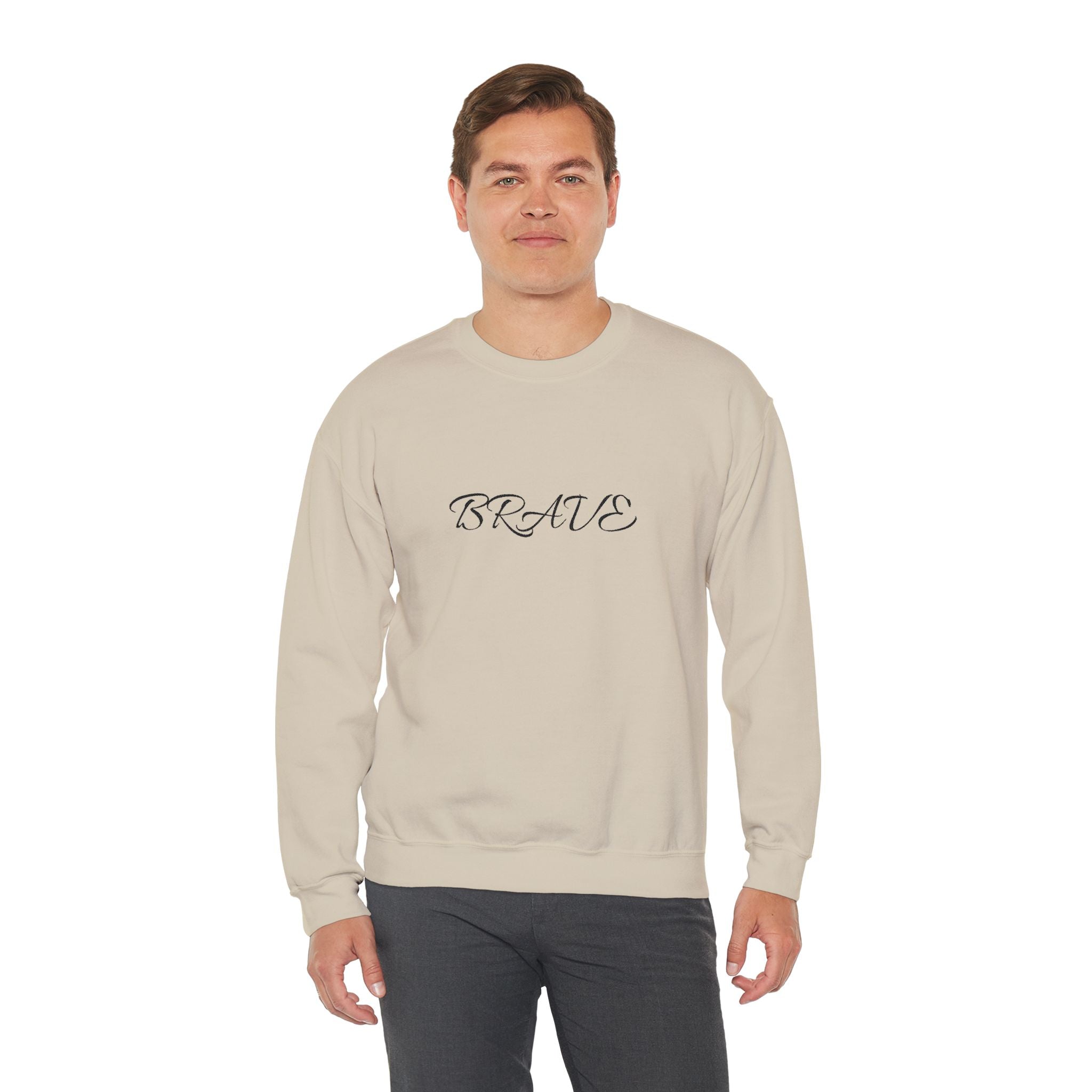 Brave Script Crewneck Sweatshirt