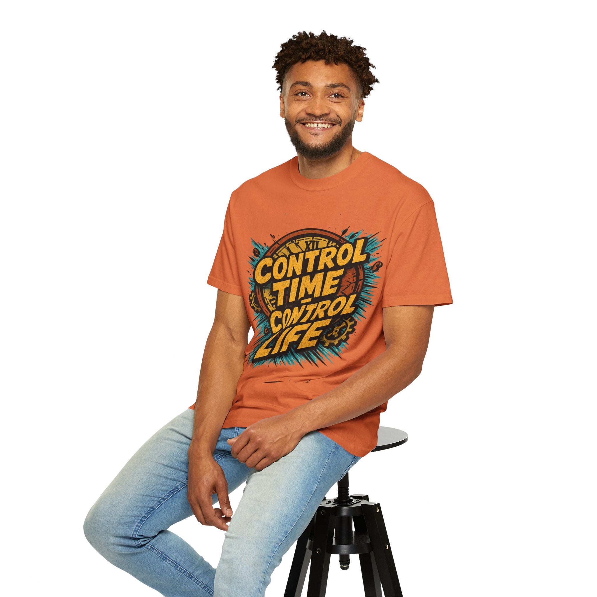 Control Time Control Life T-Shirt — Motivational Graphic Tee