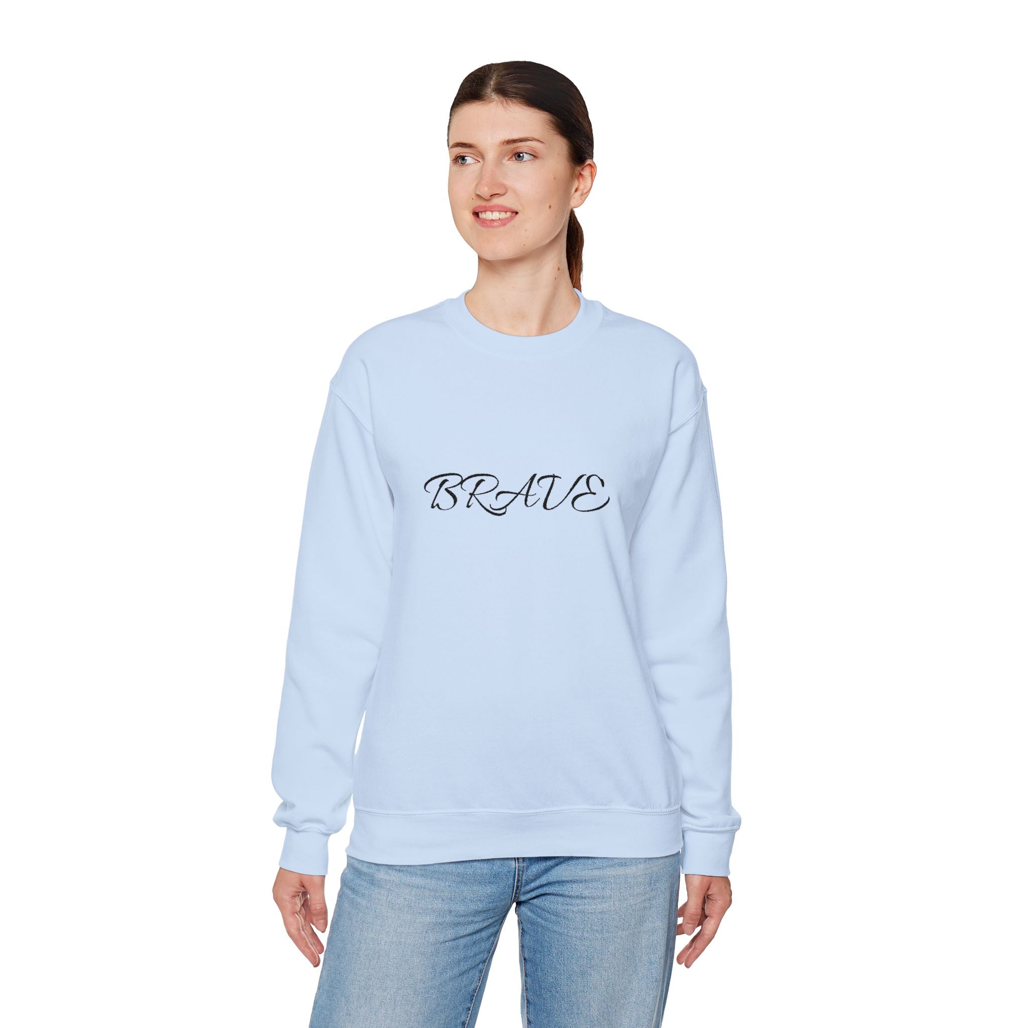 Brave Script Crewneck Sweatshirt