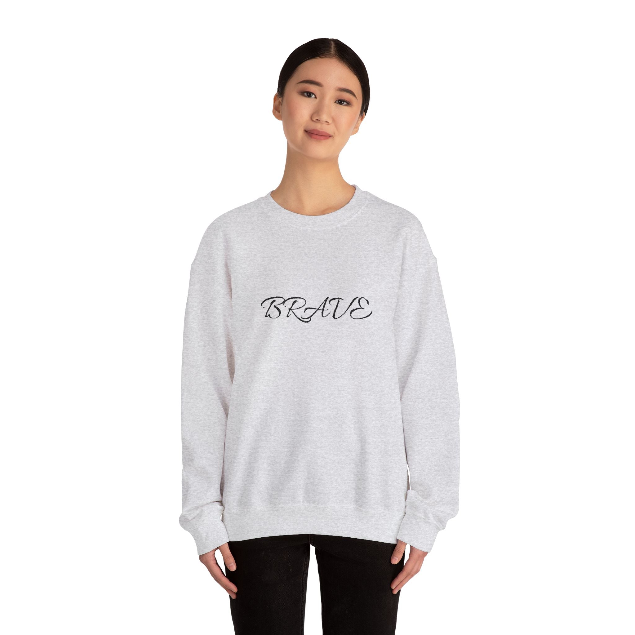 Brave Script Crewneck Sweatshirt