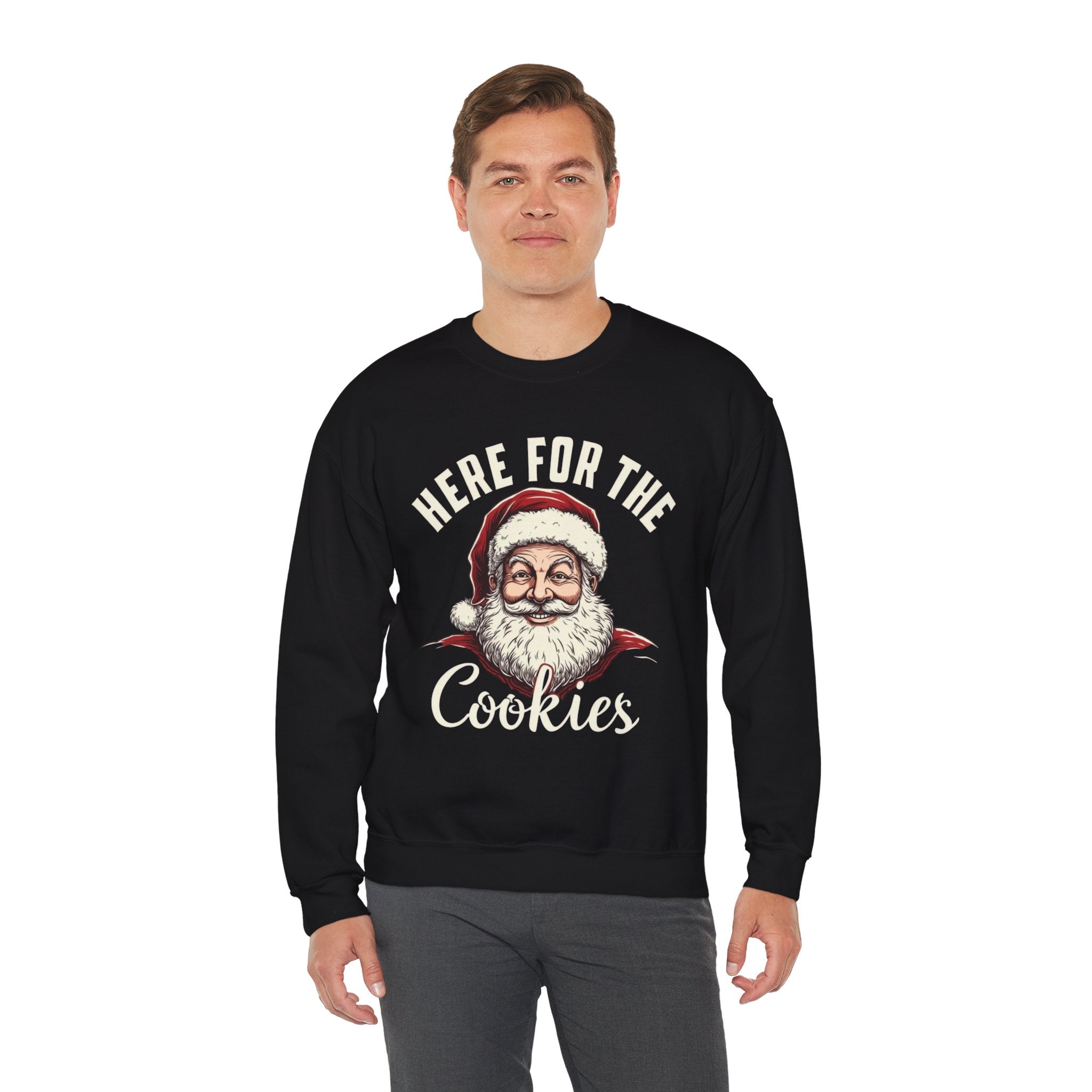 Santa Cookies Sweatshirt | Progress Over Perfection Unisex Crewneck