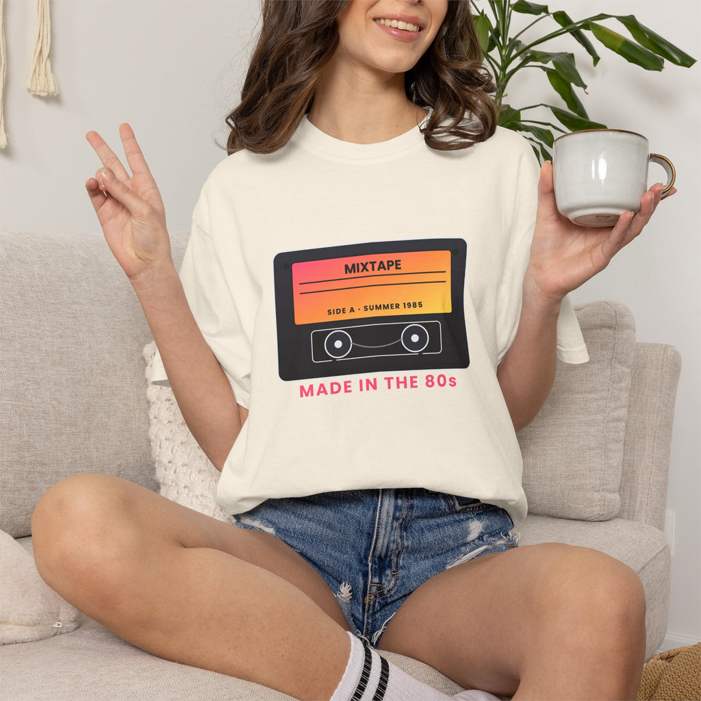 80s Mixtape T-Shirt — "Made in the 80s" Retro Cassette Tee