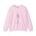 Nutcracker Blueprint Crewneck Sweatshirt — Minimal Holiday Nutcracker Design