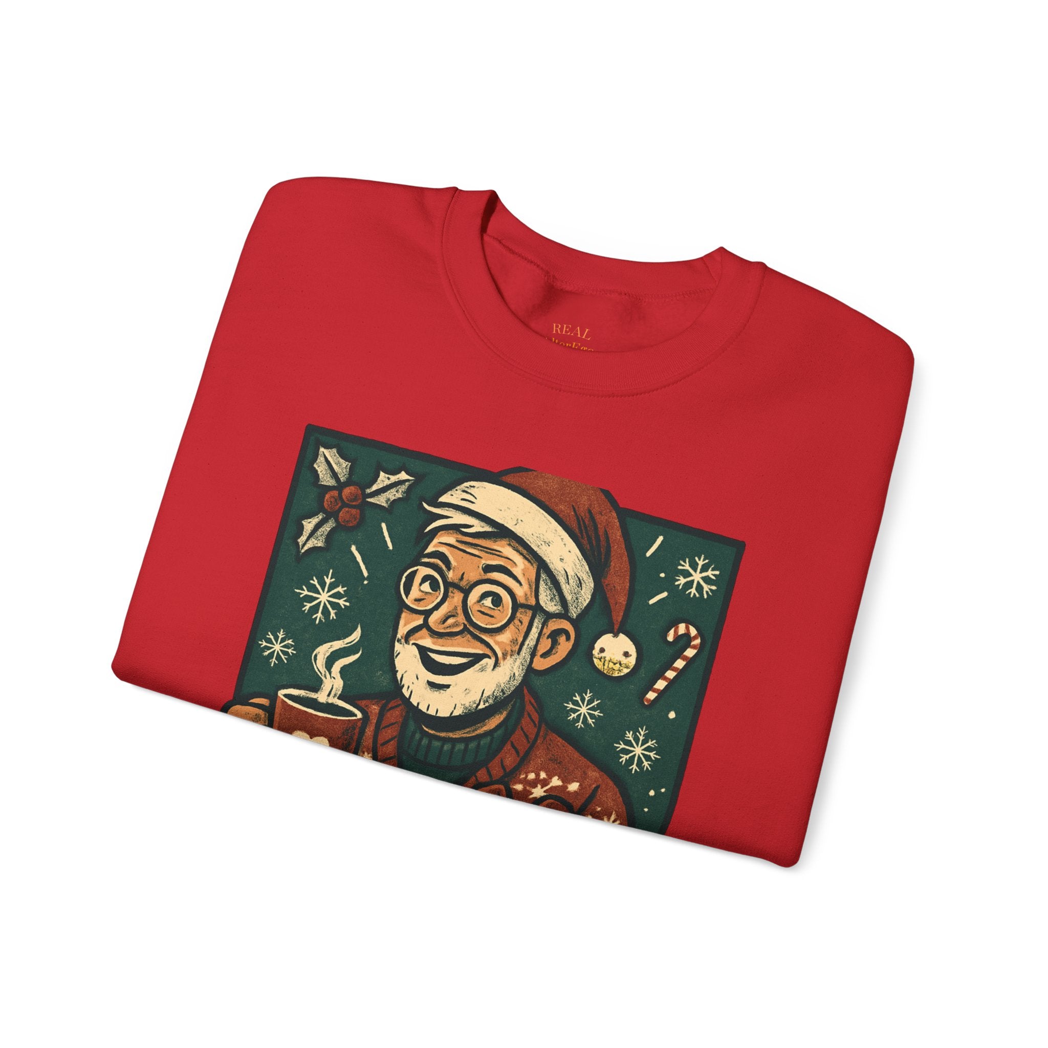 World’s Best Grandpa Christmas Sweatshirt — Cozy Holiday Grandpa Gift