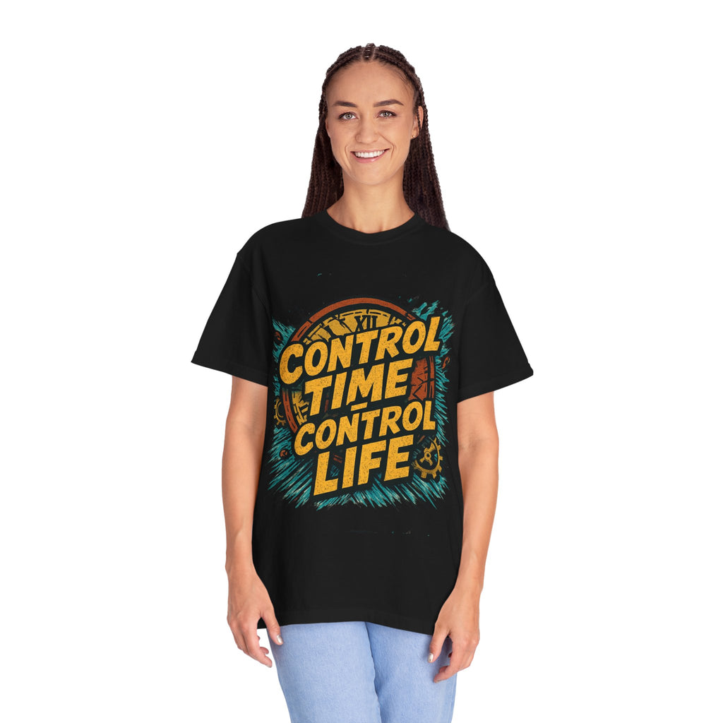 Control Time Control Life T-Shirt — Motivational Graphic Tee