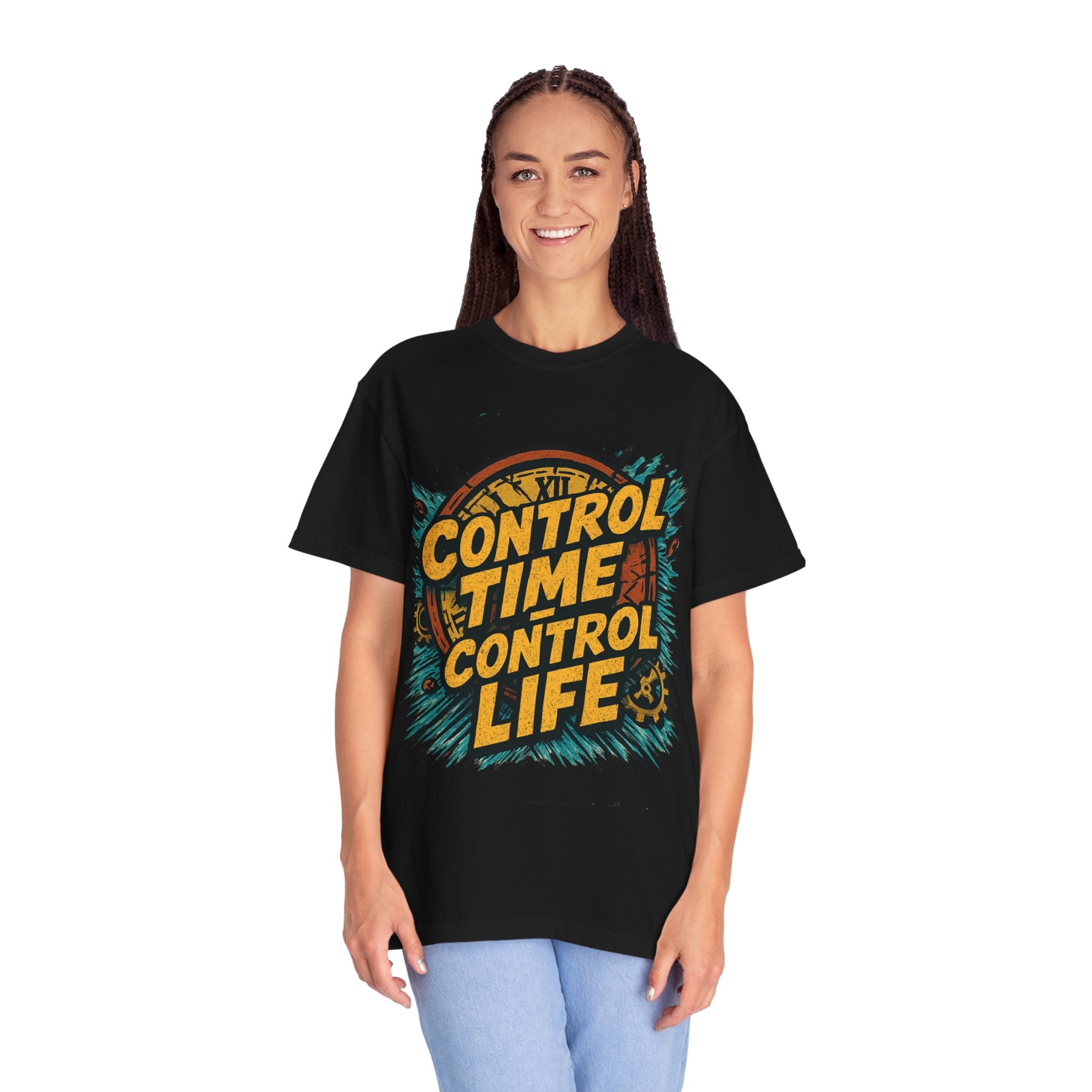 Control Time Control Life T-Shirt — Motivational Graphic Tee