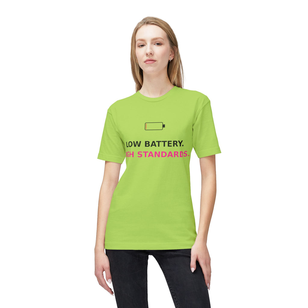 Low Battery, High Standards T-Shirt