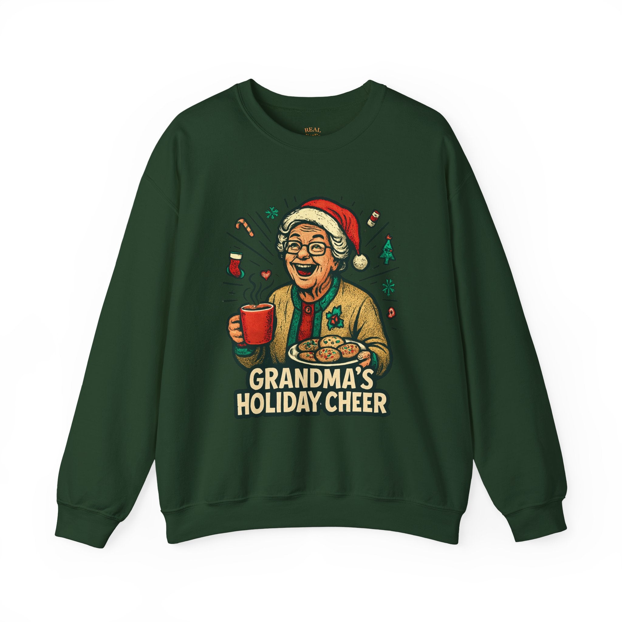 Grandma's Holiday Cheer Crewneck Sweatshirt