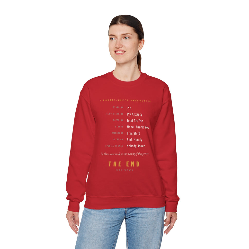 The End Minimalist Crewneck Sweatshirt
