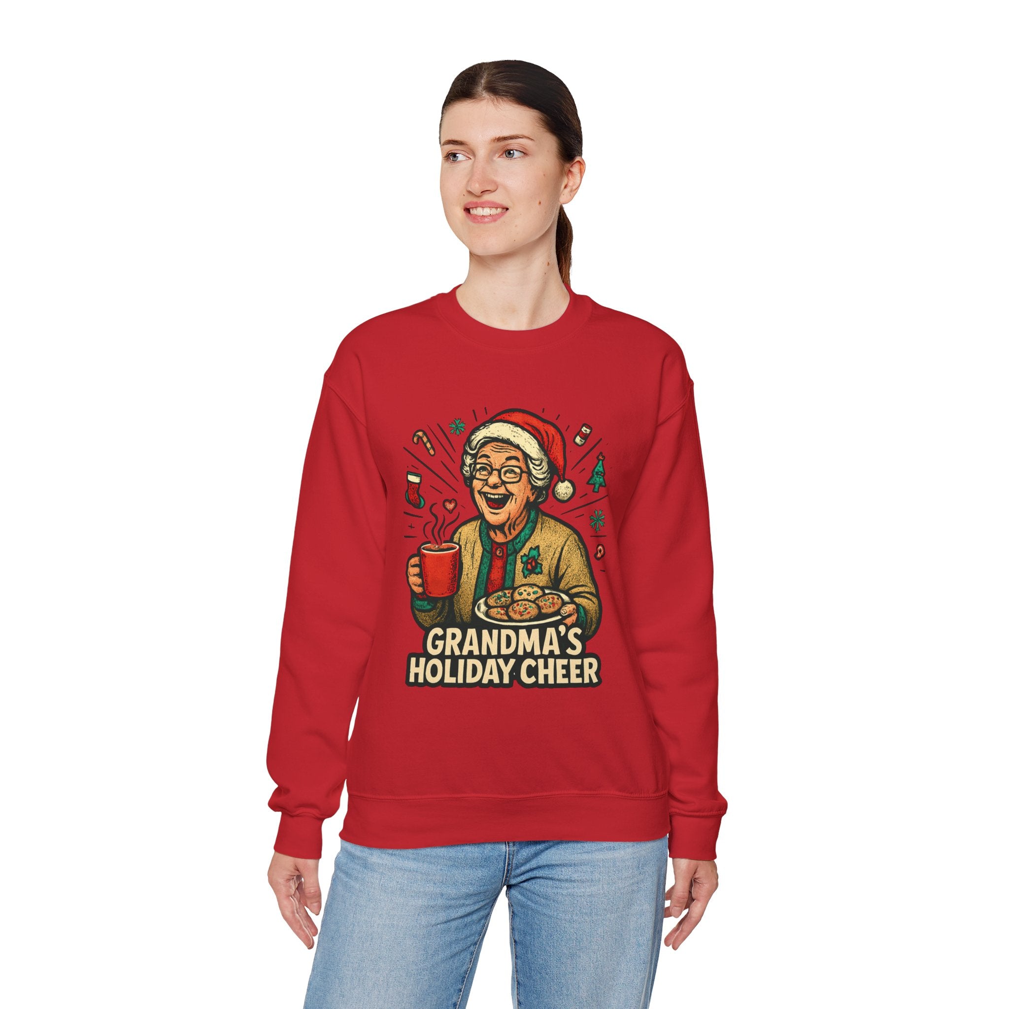 Grandma's Holiday Cheer Crewneck Sweatshirt