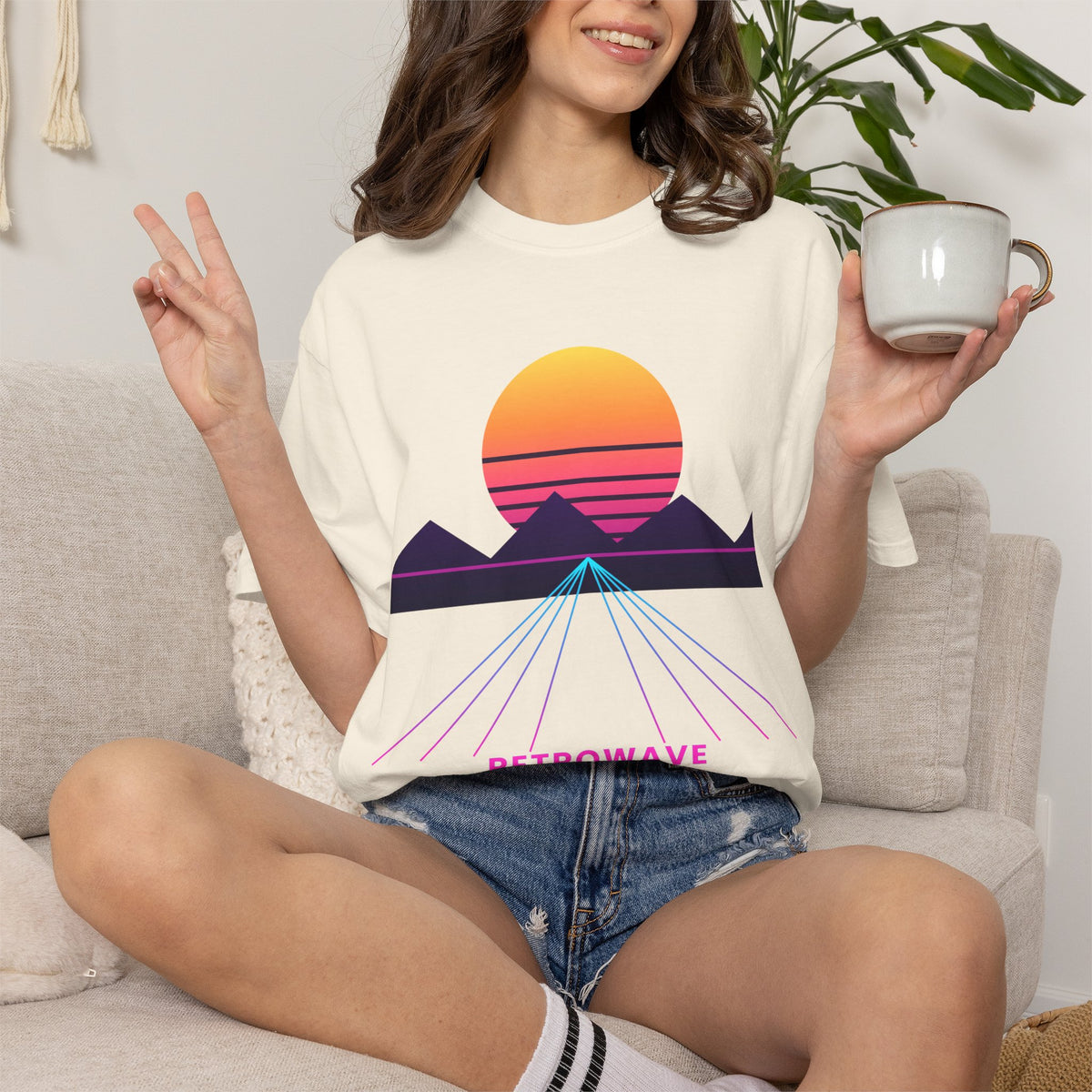 Retrowave Sunset T-Shirt