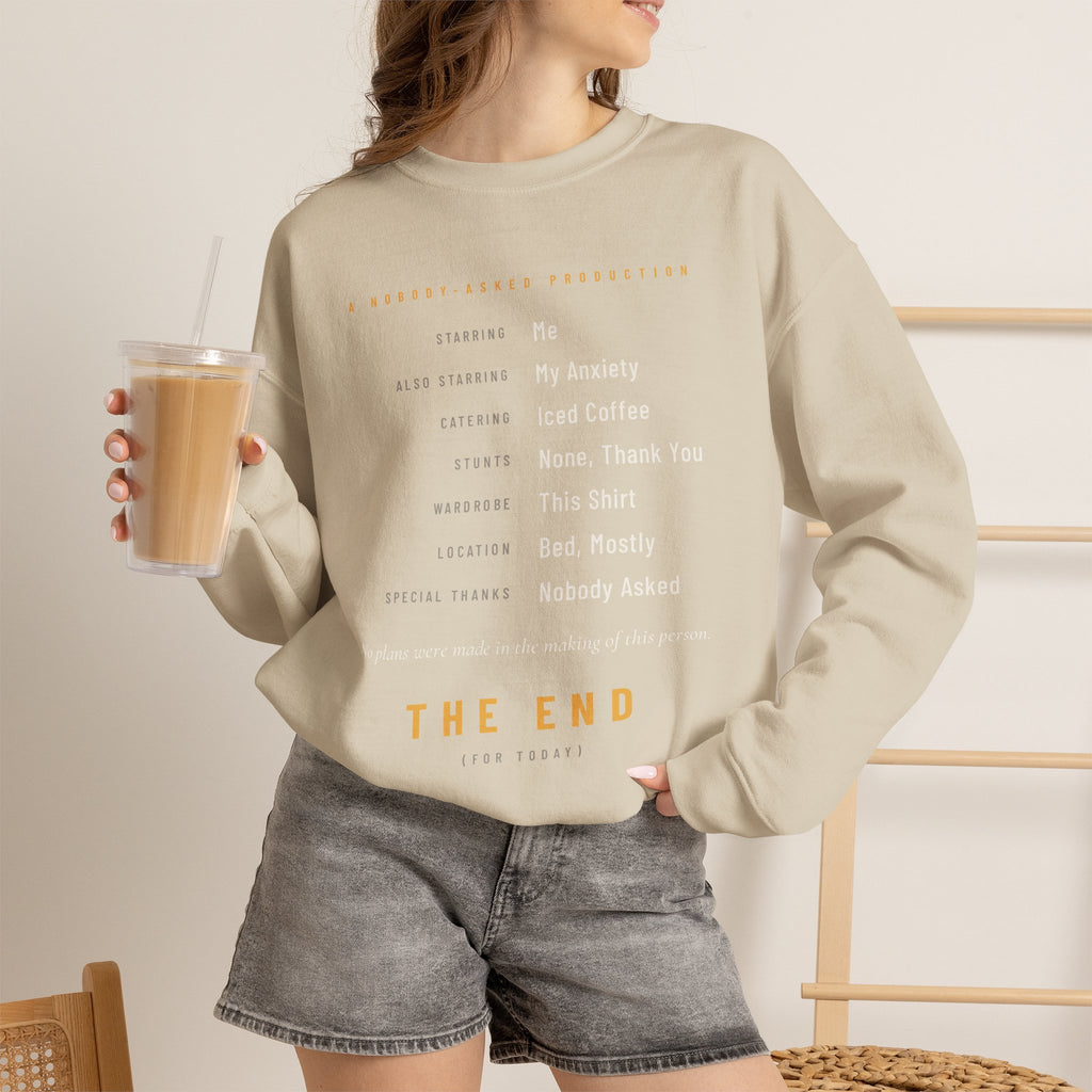 The End Minimalist Crewneck Sweatshirt