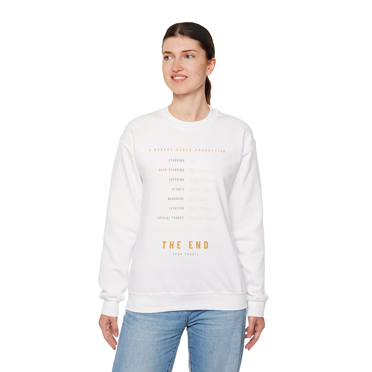 The End Minimalist Crewneck Sweatshirt