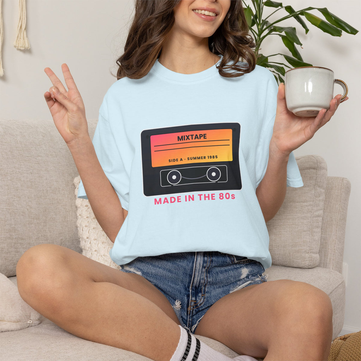 80s Mixtape T-Shirt — "Made in the 80s" Retro Cassette Tee
