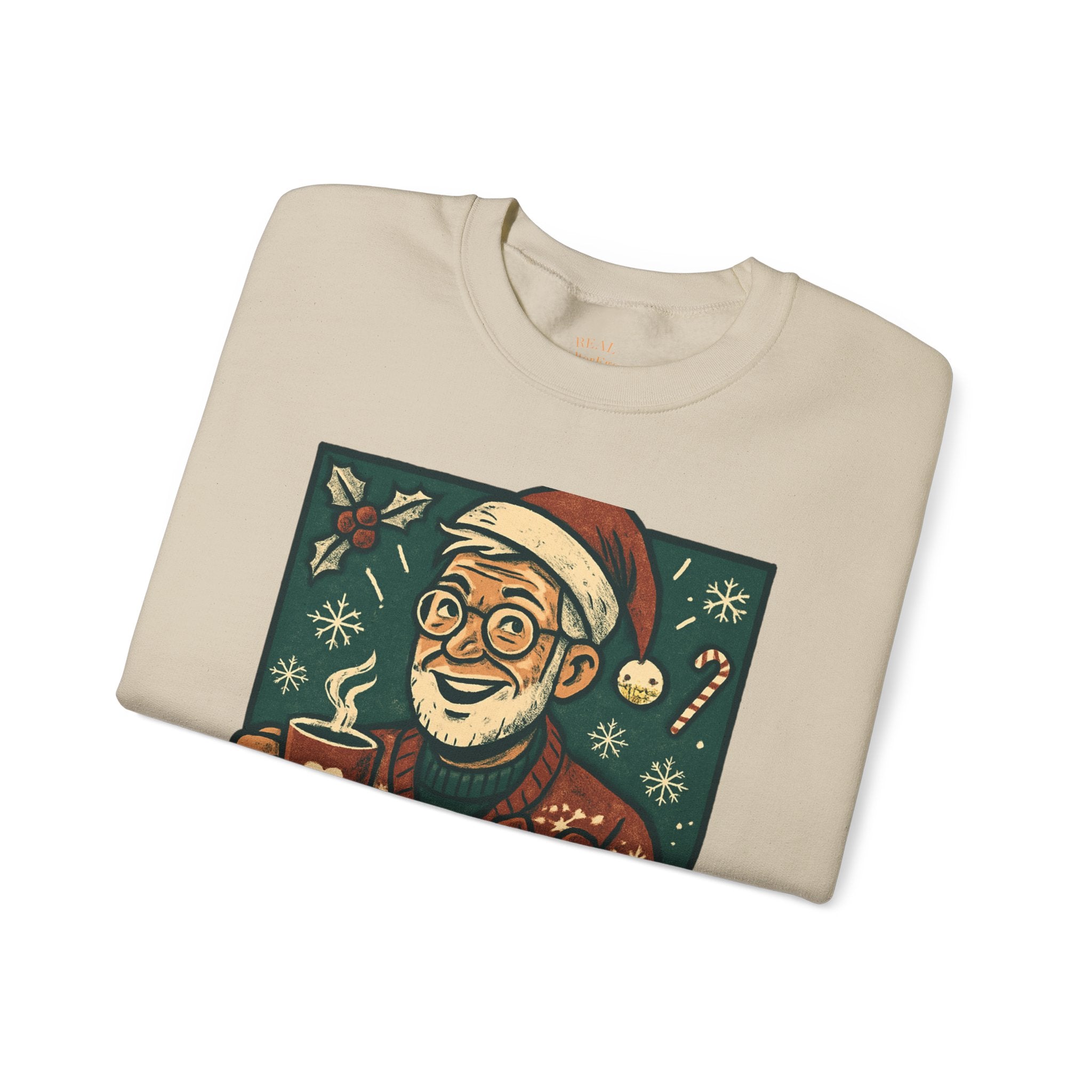 World’s Best Grandpa Christmas Sweatshirt — Cozy Holiday Grandpa Gift