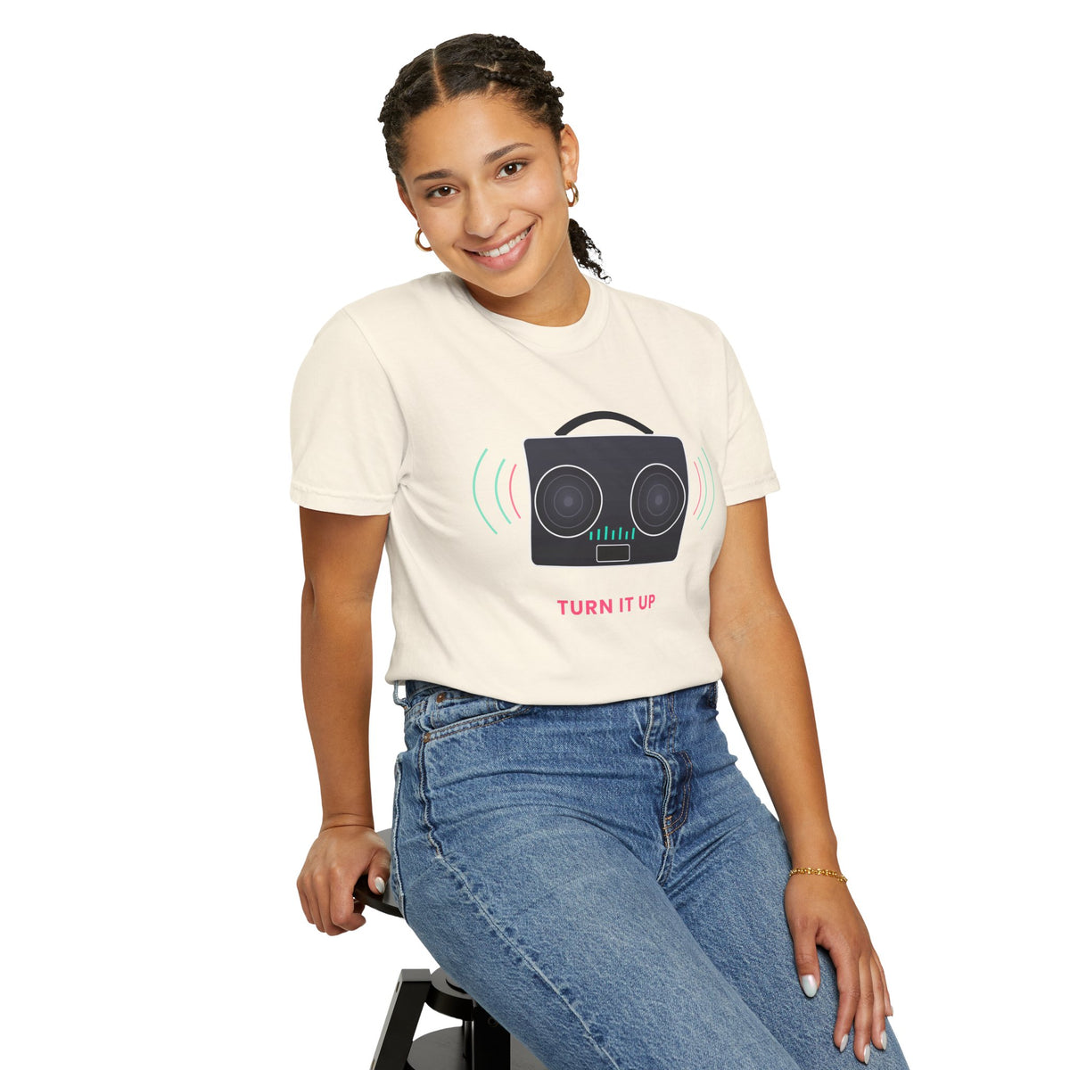 Boombox 'Turn It Up' T-Shirt