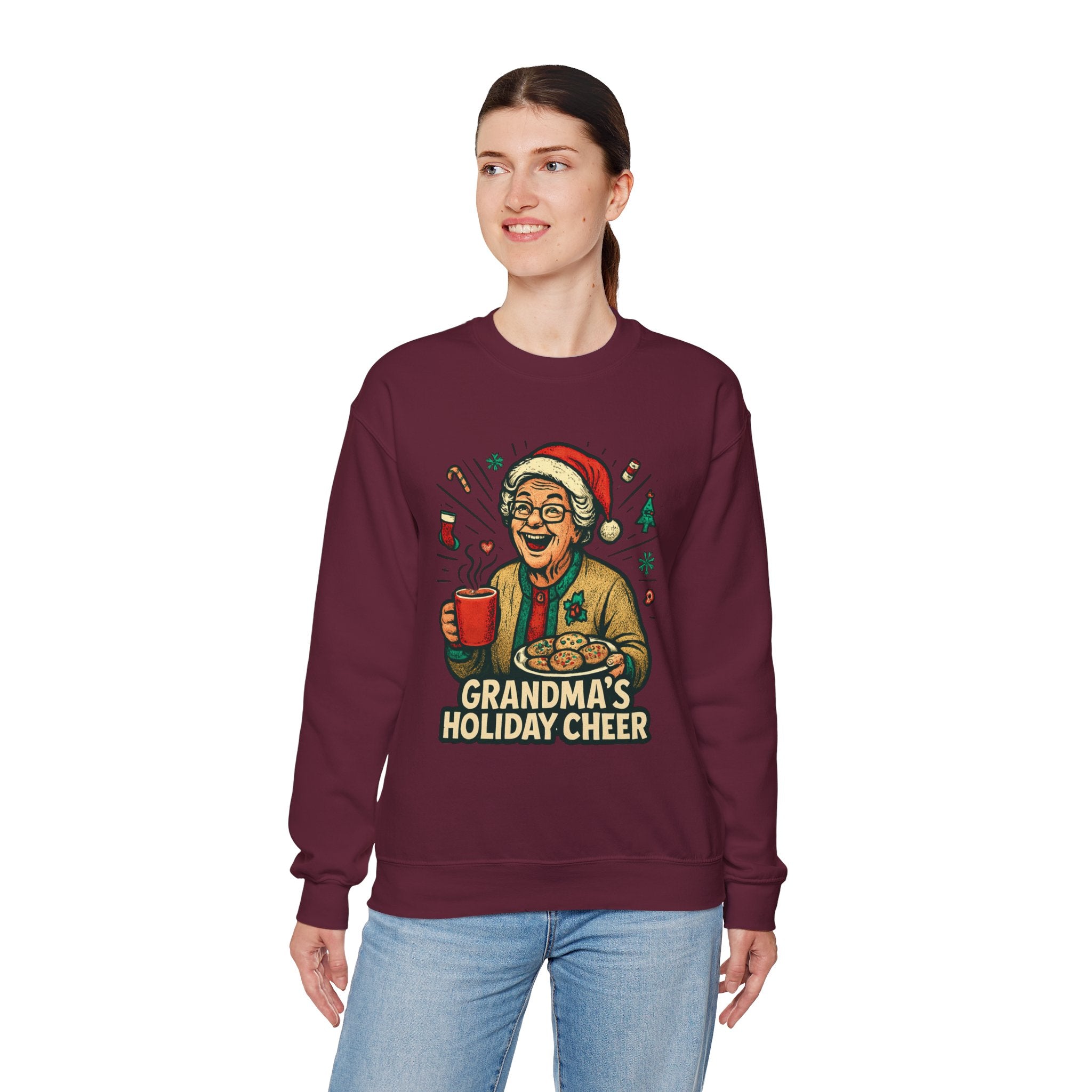 Grandma's Holiday Cheer Crewneck Sweatshirt
