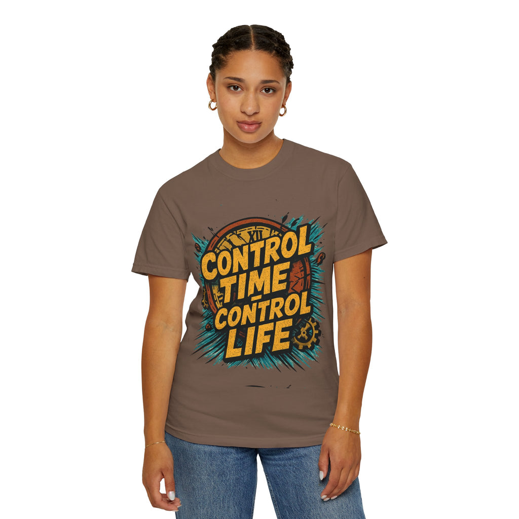 Control Time Control Life T-Shirt — Motivational Graphic Tee