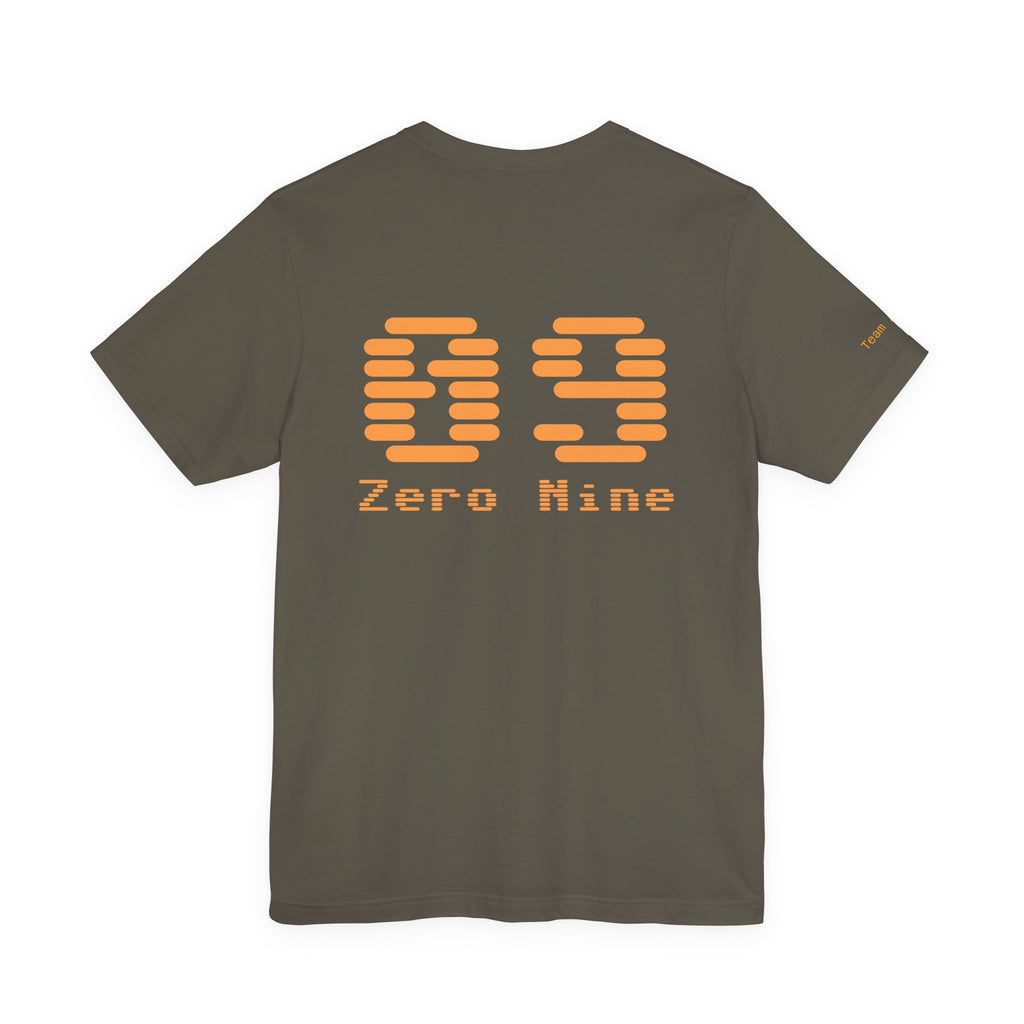 Retro Graphic Unisex Tee - 'Zero Nine' Design