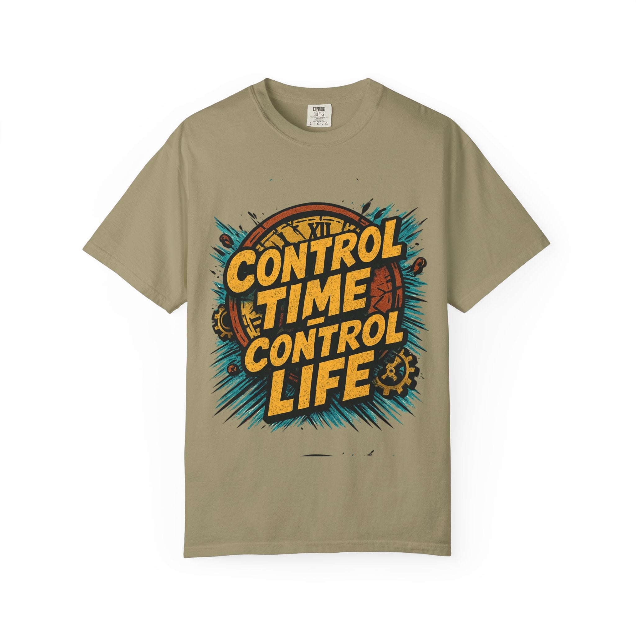 Control Time Control Life T-Shirt — Motivational Graphic Tee