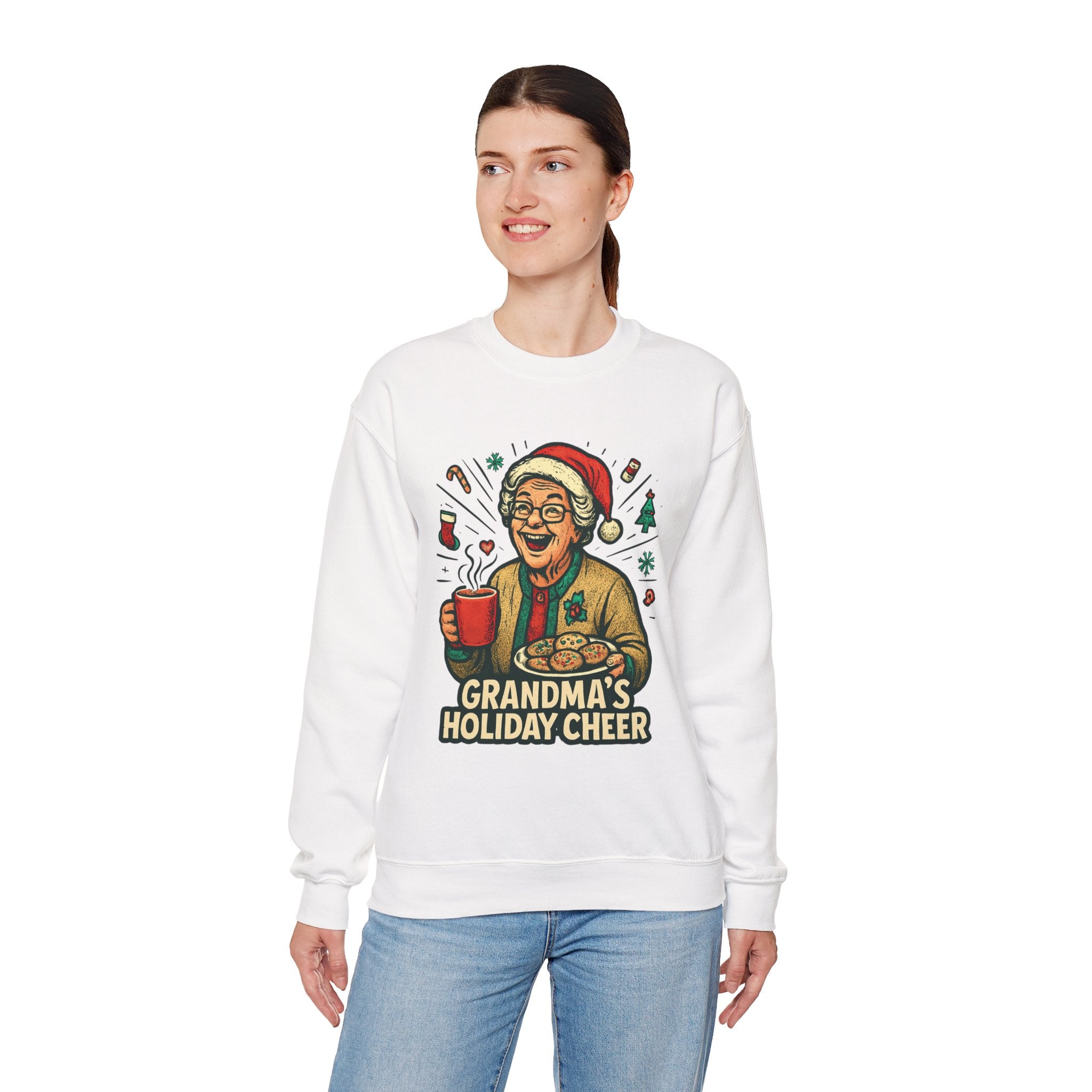 Grandma's Holiday Cheer Crewneck Sweatshirt