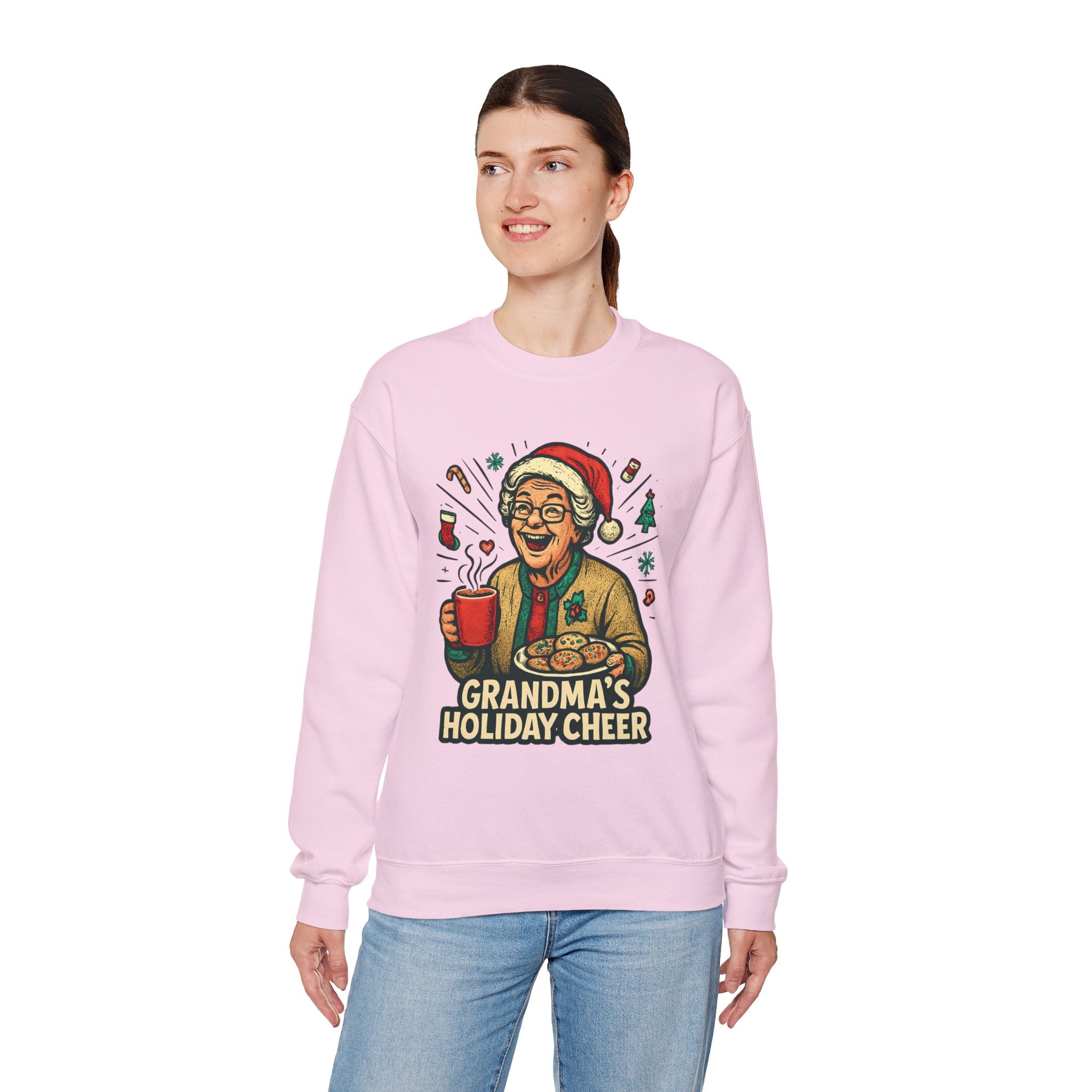 Grandma's Holiday Cheer Crewneck Sweatshirt