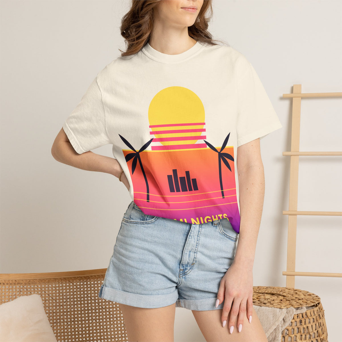 Miami Nights Sunset T-Shirt