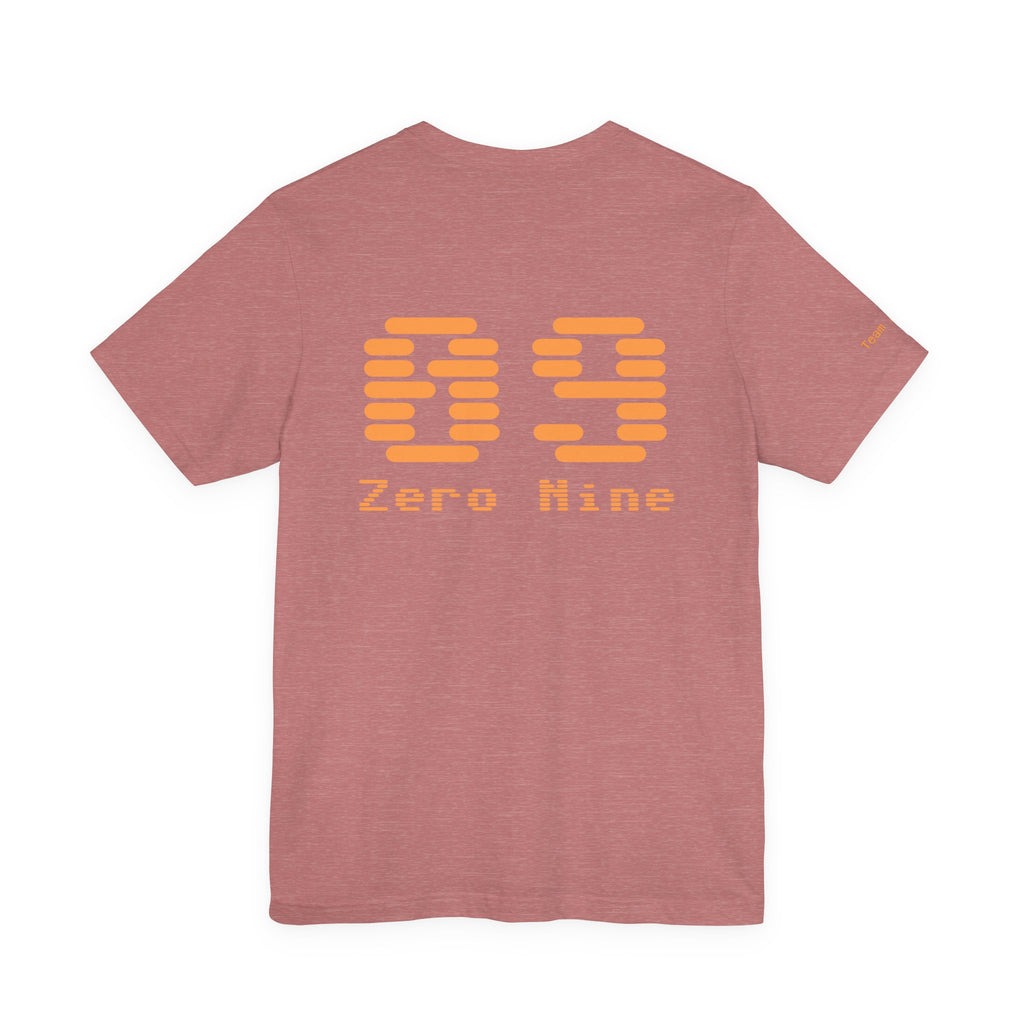 Retro Graphic Unisex Tee - 'Zero Nine' Design