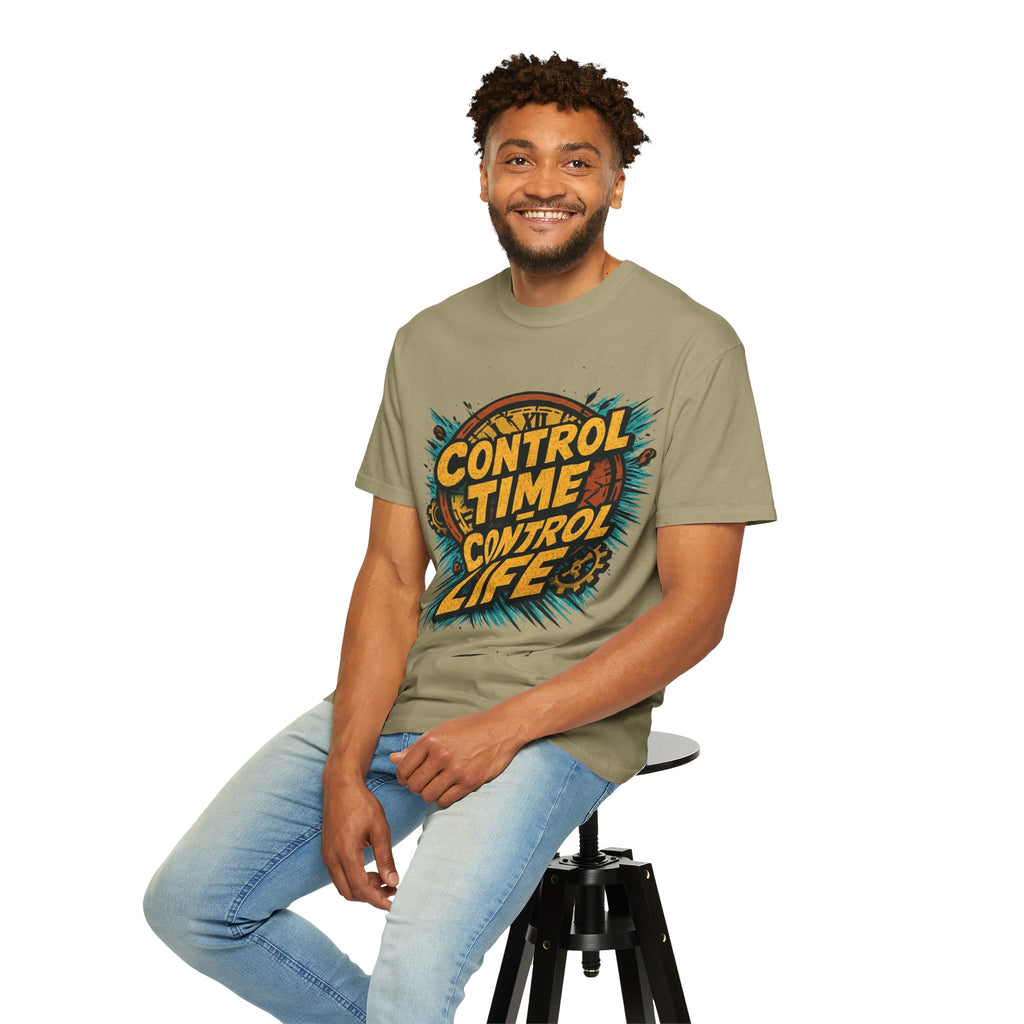 Control Time Control Life T-Shirt — Motivational Graphic Tee