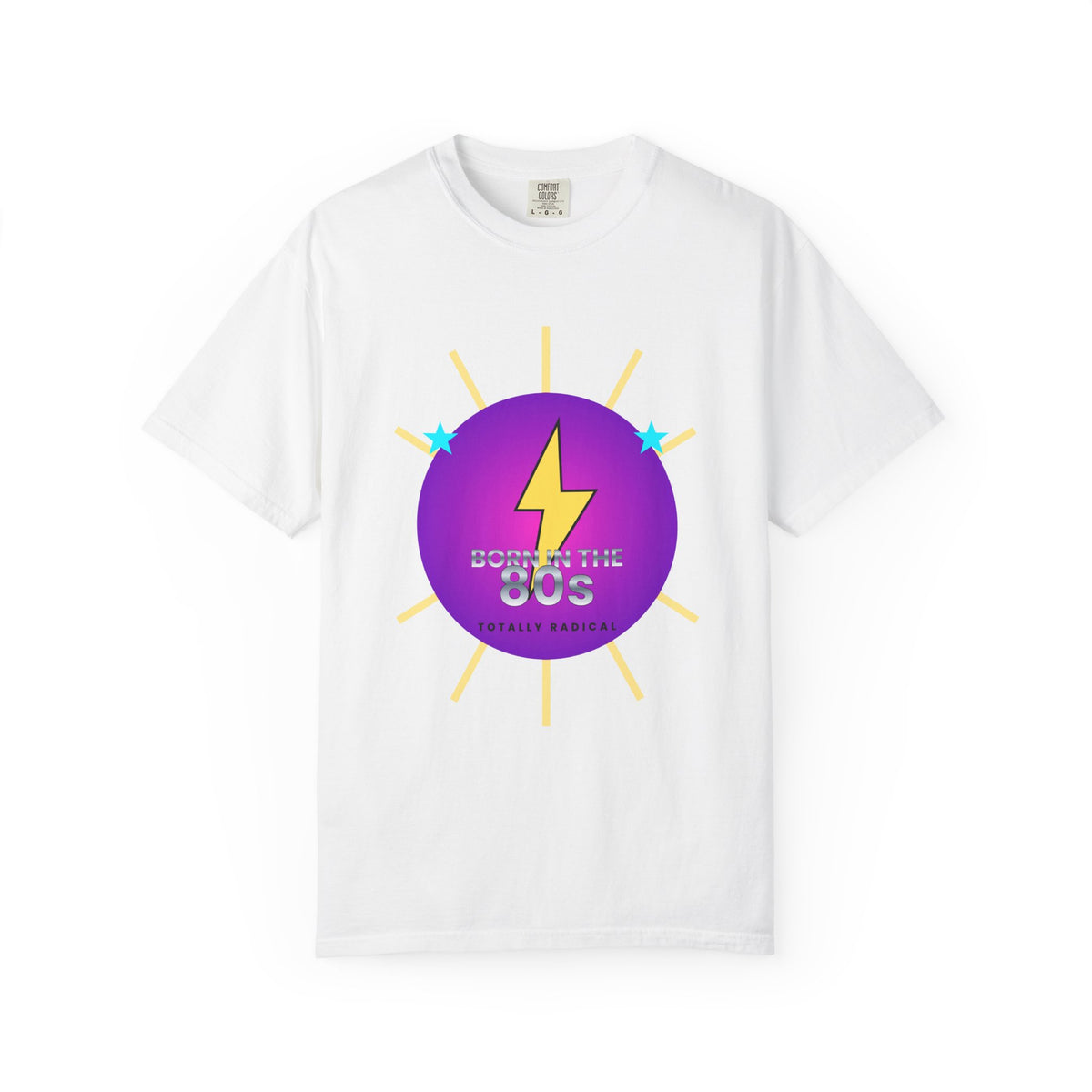 Born in the '80s Lightning Retro Graphic T-Shirt