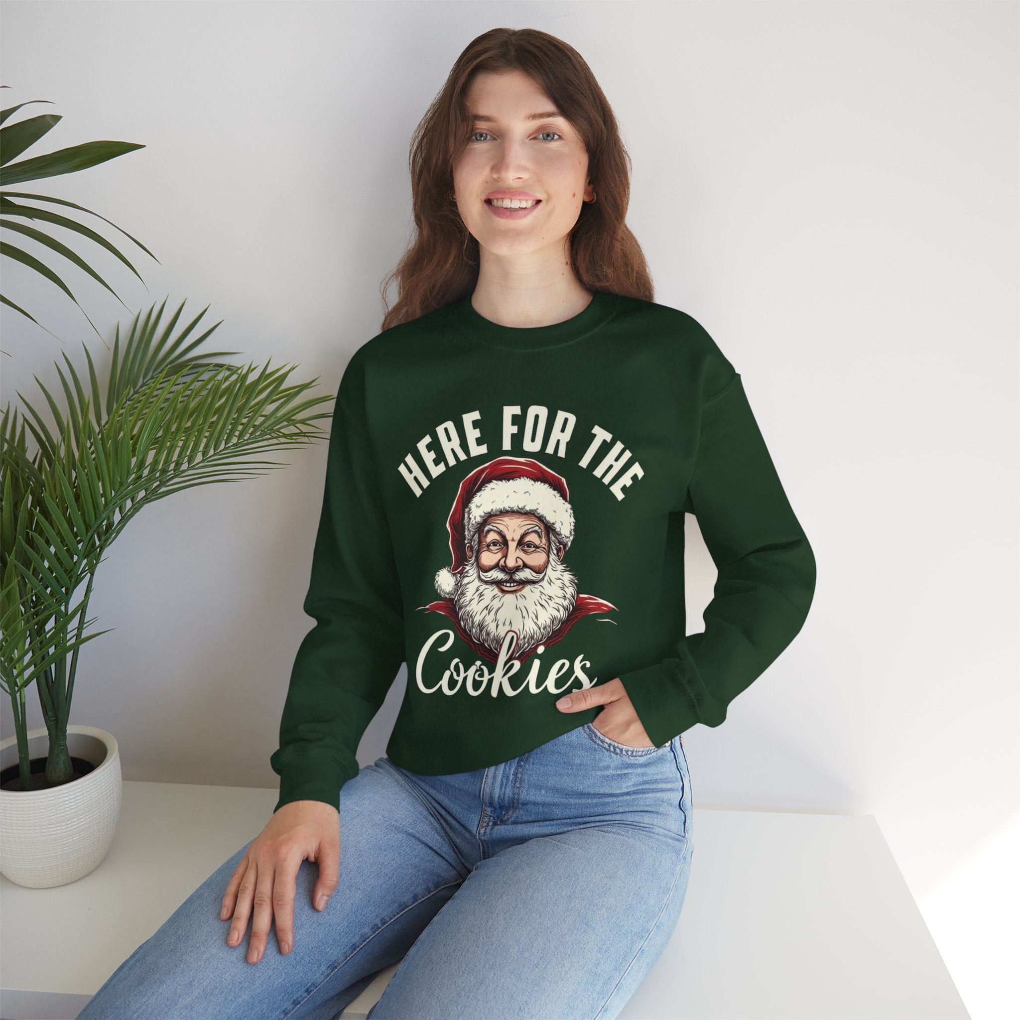 Santa Cookies Sweatshirt | Progress Over Perfection Unisex Crewneck