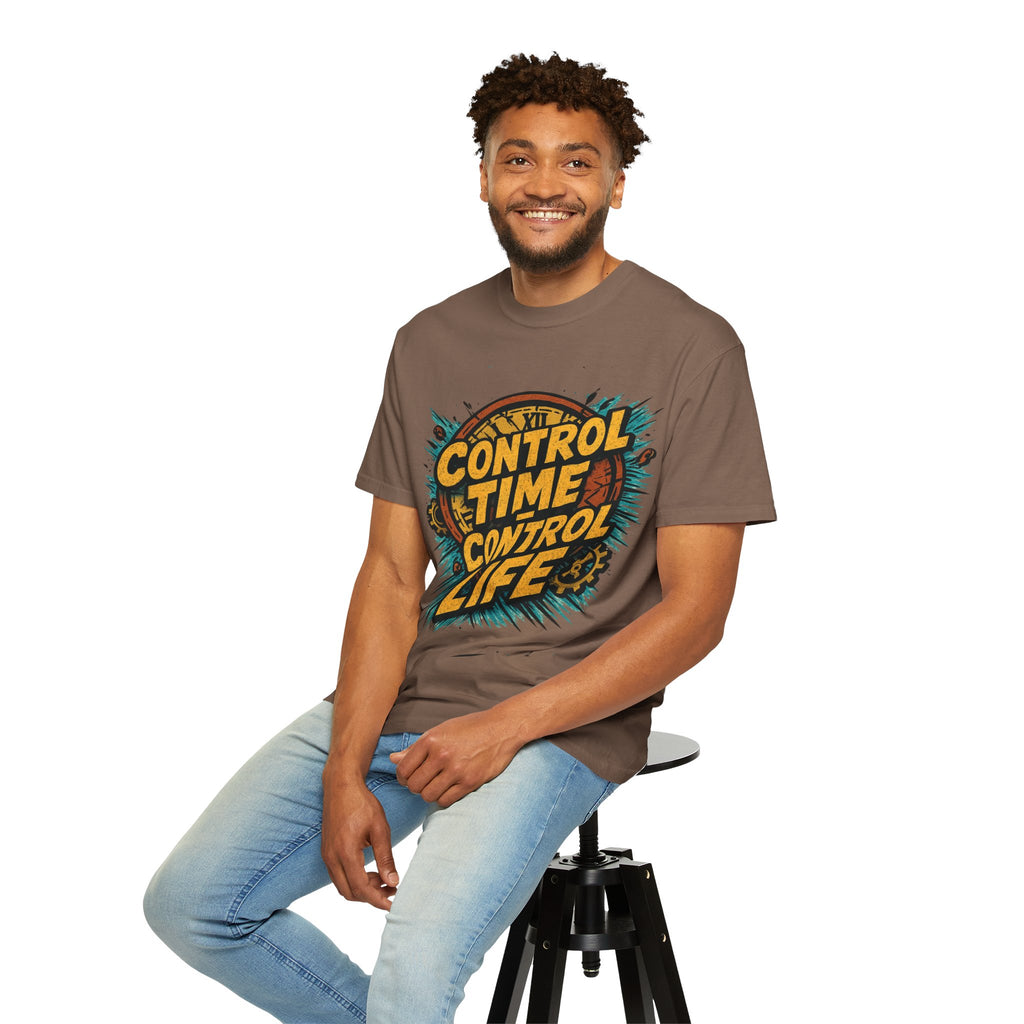 Control Time Control Life T-Shirt — Motivational Graphic Tee