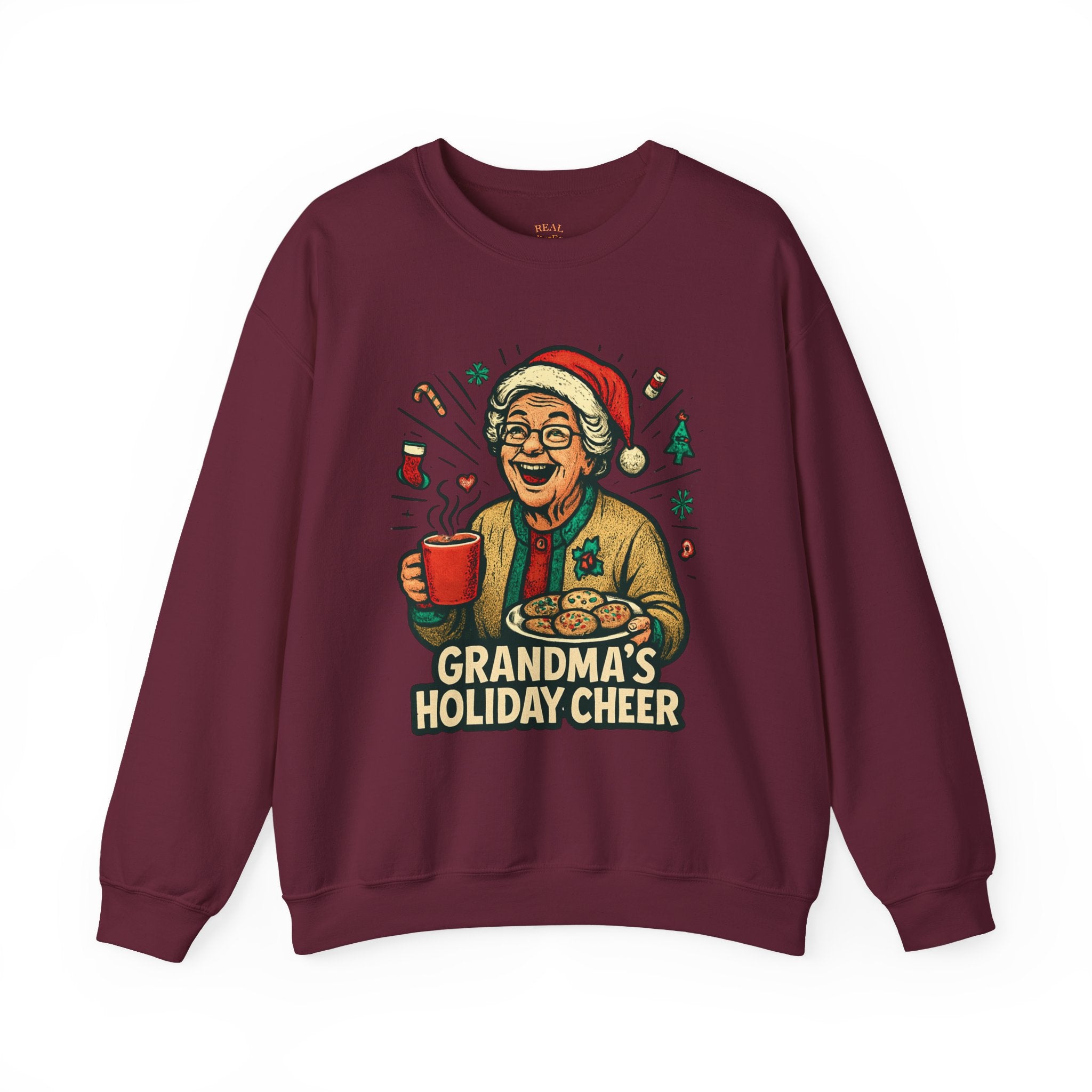 Grandma's Holiday Cheer Crewneck Sweatshirt