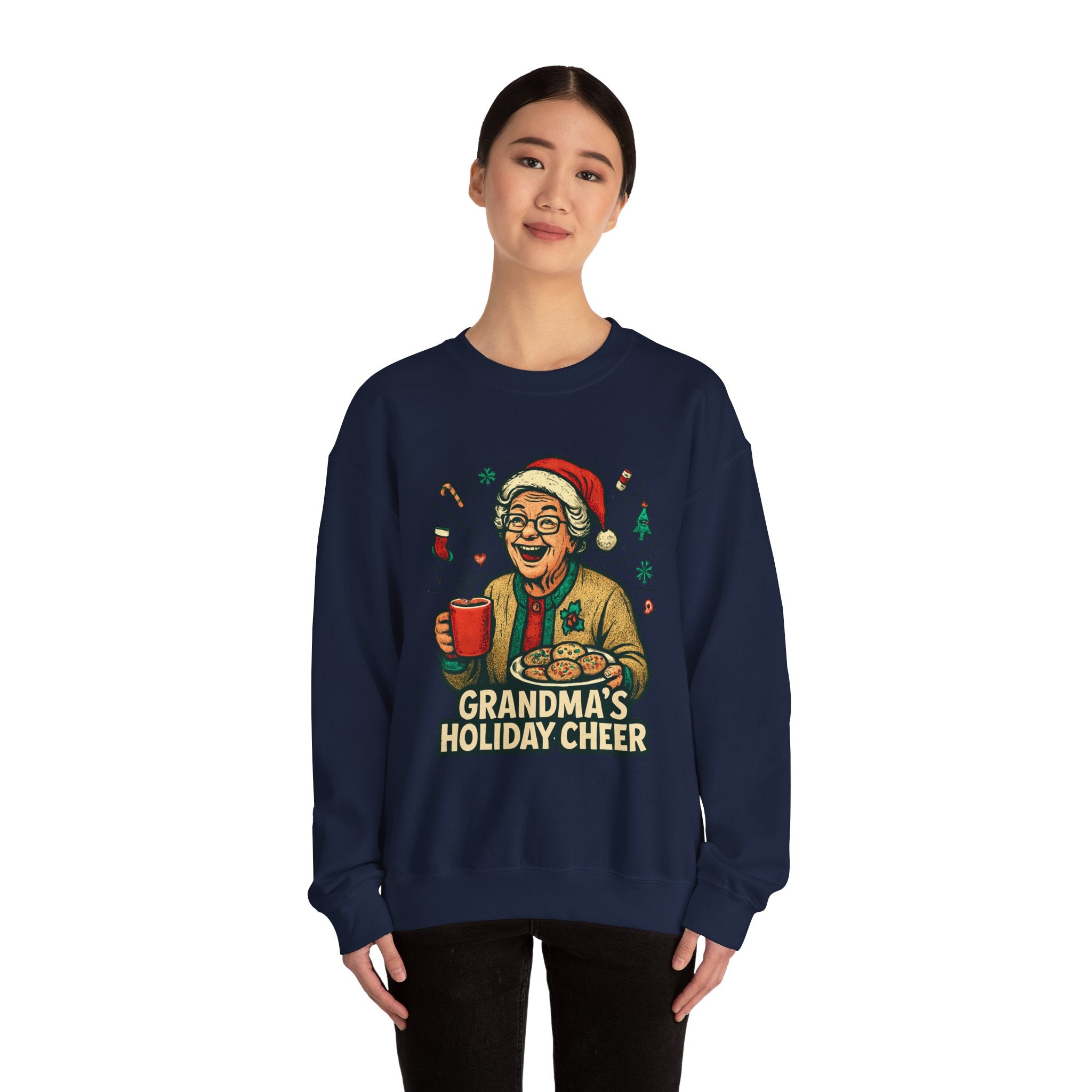 Grandma's Holiday Cheer Crewneck Sweatshirt