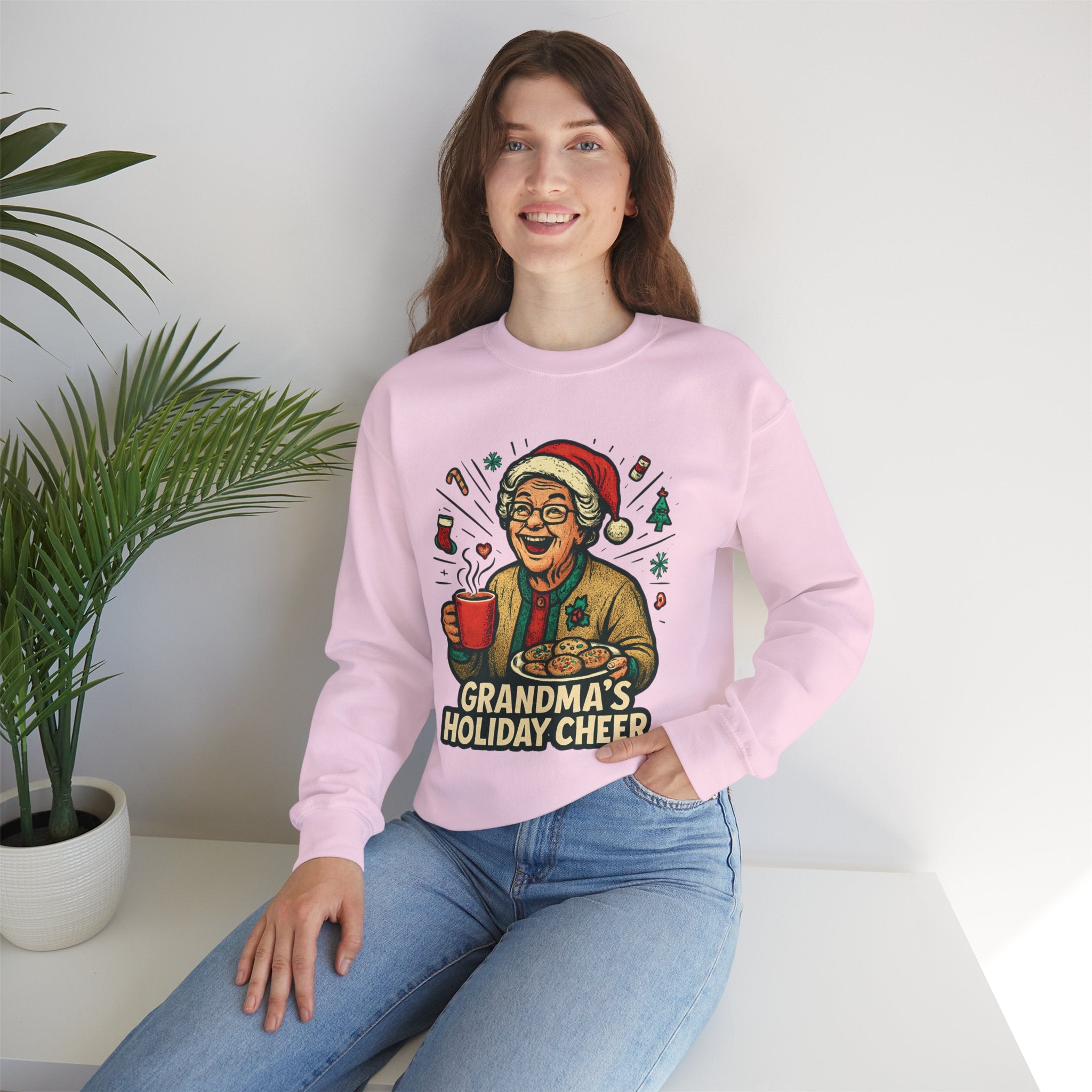 Grandma's Holiday Cheer Crewneck Sweatshirt