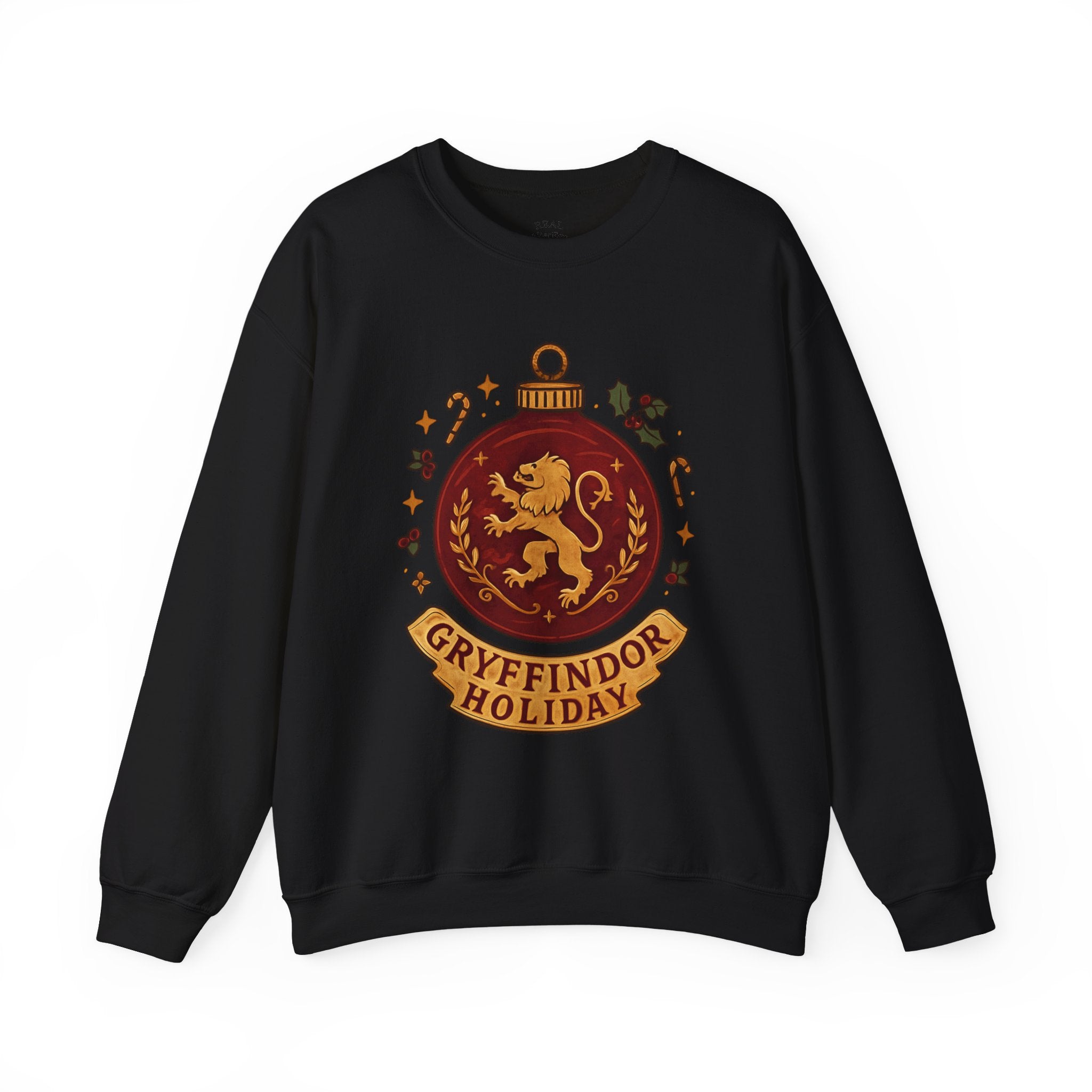 Gryffindor Holiday Sweatshirt — Festive Hogwarts Lion Crewneck