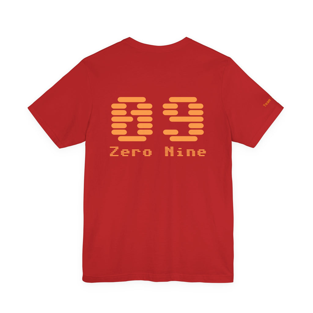 Retro Graphic Unisex Tee - 'Zero Nine' Design
