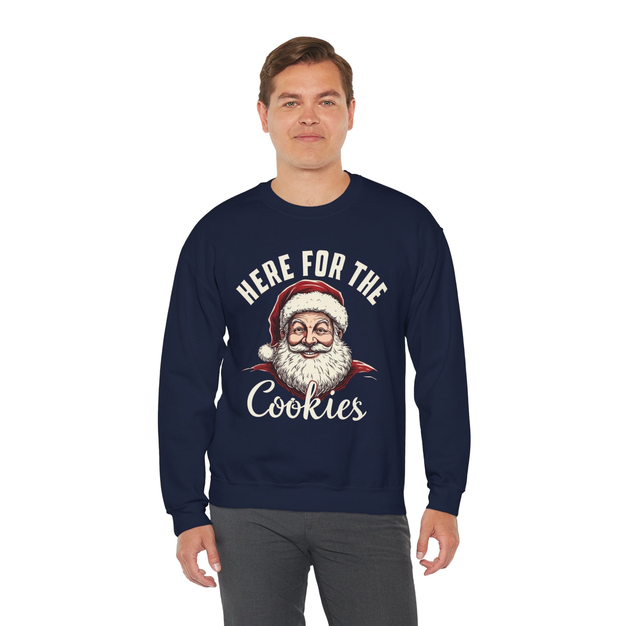 Santa Cookies Sweatshirt | Progress Over Perfection Unisex Crewneck