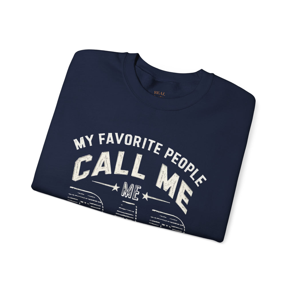 Cozy Call Me Crewneck Sweatshirt