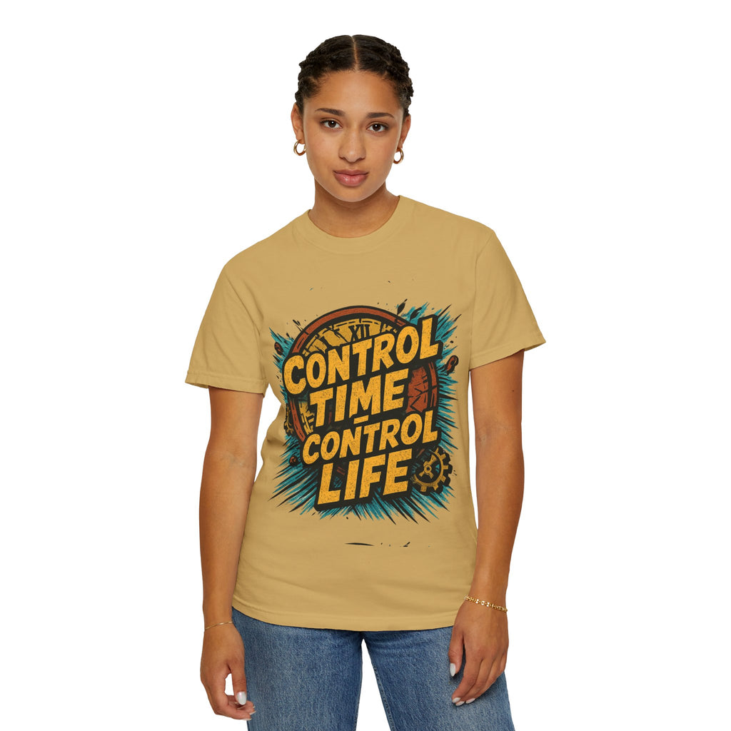 Control Time Control Life T-Shirt — Motivational Graphic Tee