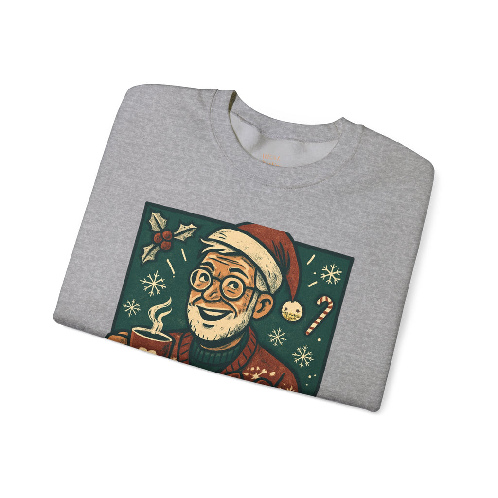 World’s Best Grandpa Christmas Sweatshirt — Cozy Holiday Grandpa Gift