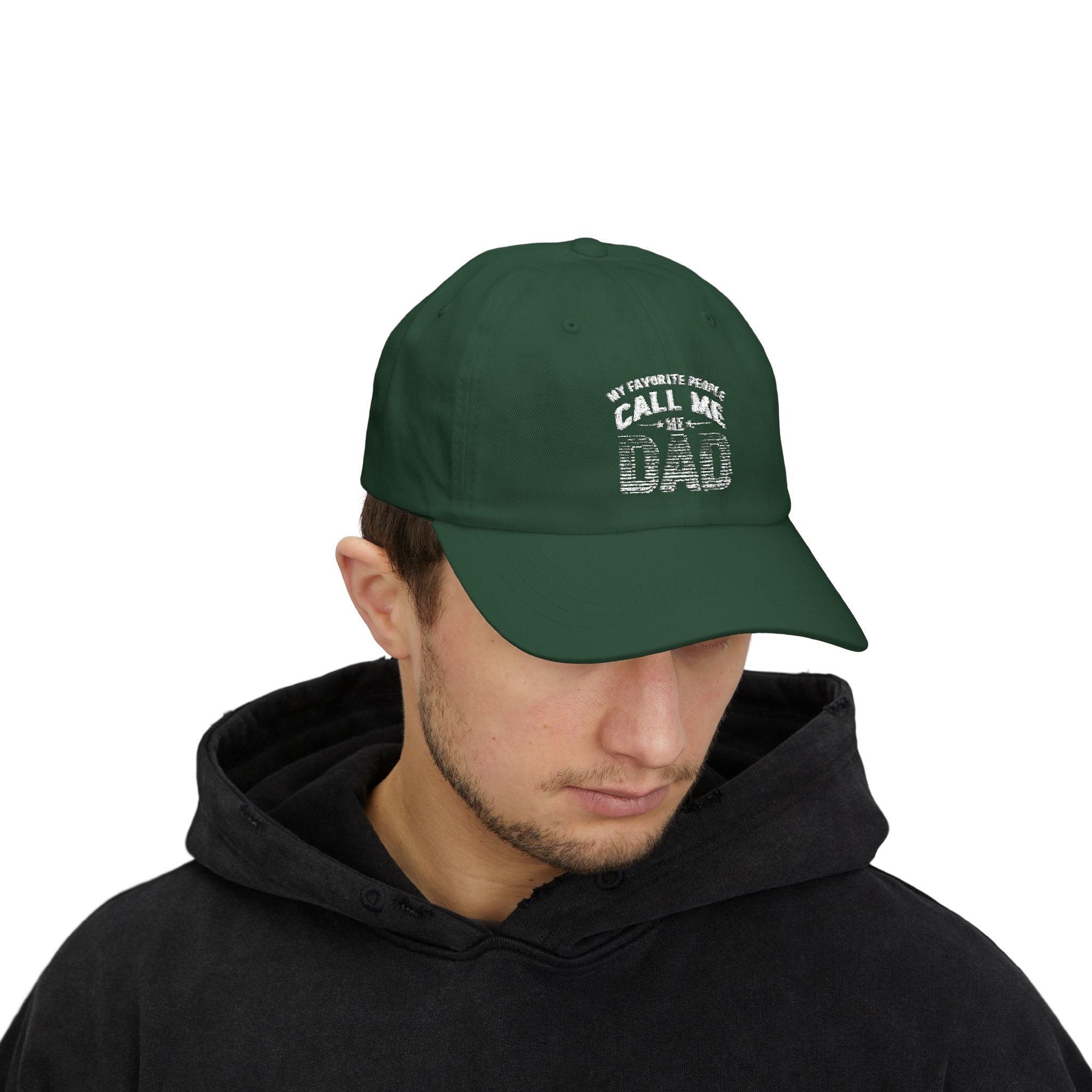 My Favorite People Call Me Dad Classic Dad Cap — Distressed Father’s Day Baseball Hat