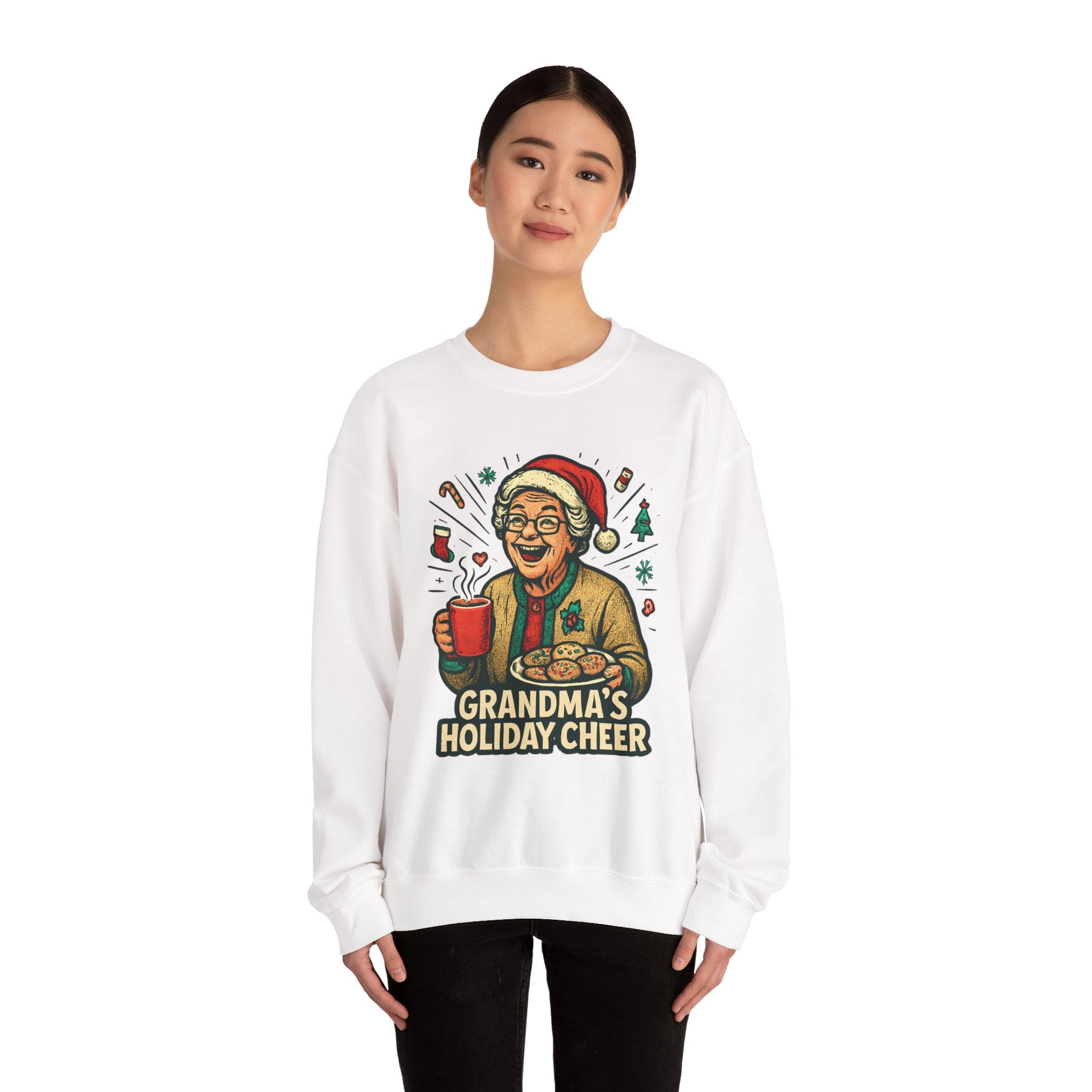 Grandma's Holiday Cheer Crewneck Sweatshirt