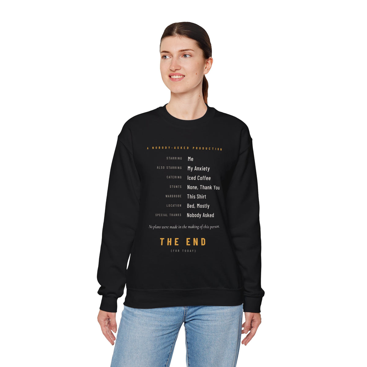 The End Minimalist Crewneck Sweatshirt