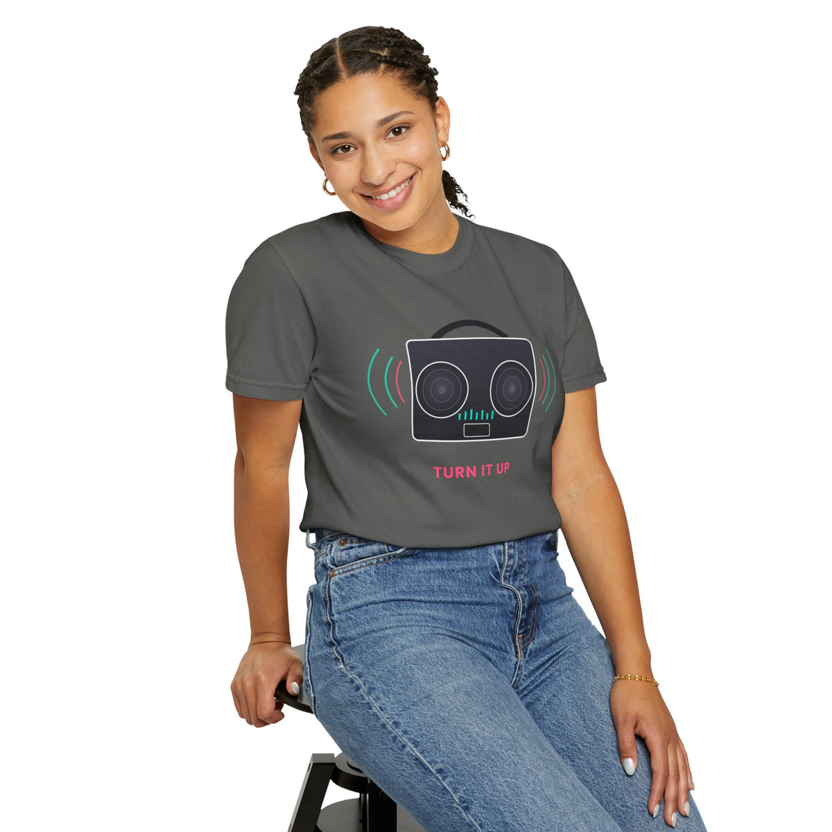 Boombox 'Turn It Up' T-Shirt