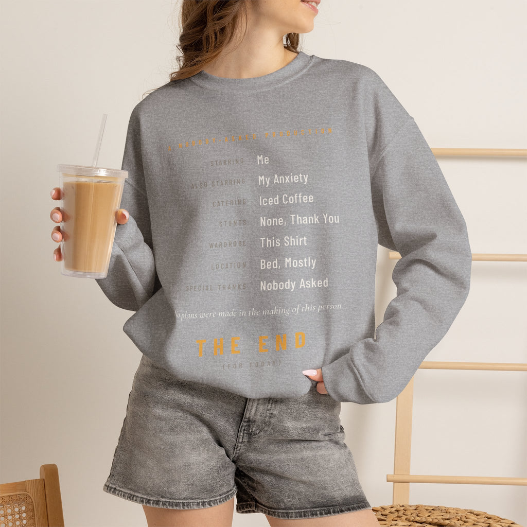 The End Minimalist Crewneck Sweatshirt