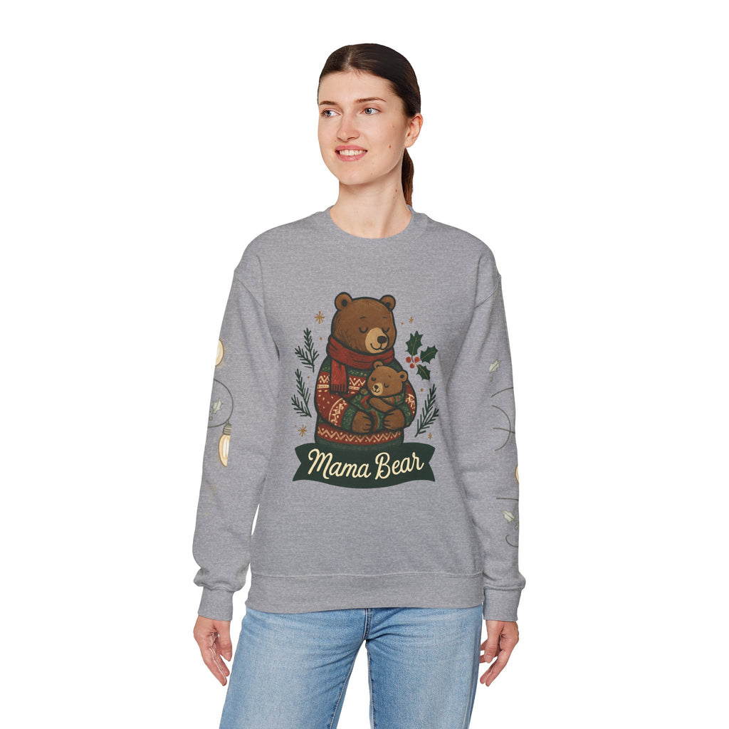 Christmas Lights Sleeve Crewneck Sweatshirt — Holiday Light-Up Sleeve Design