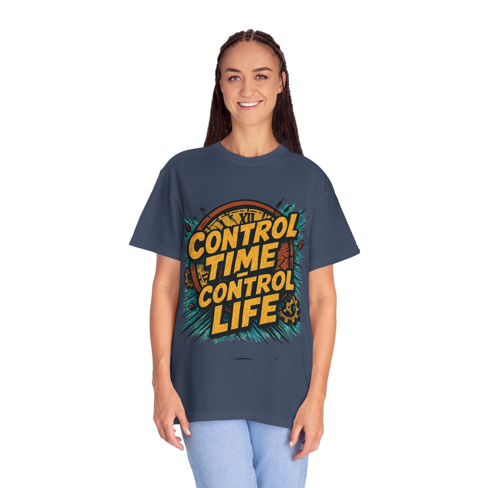 Control Time Control Life T-Shirt — Motivational Graphic Tee