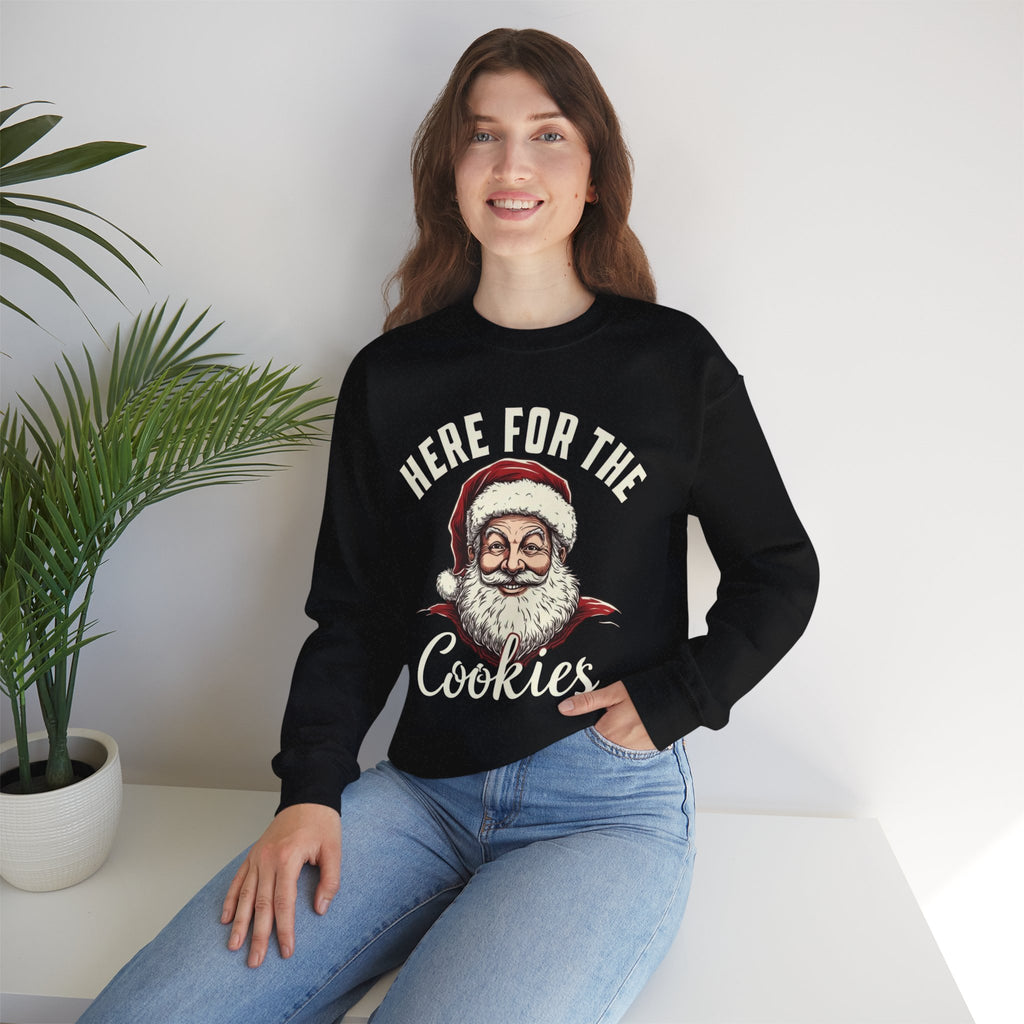 Santa Cookies Sweatshirt | Progress Over Perfection Unisex Crewneck