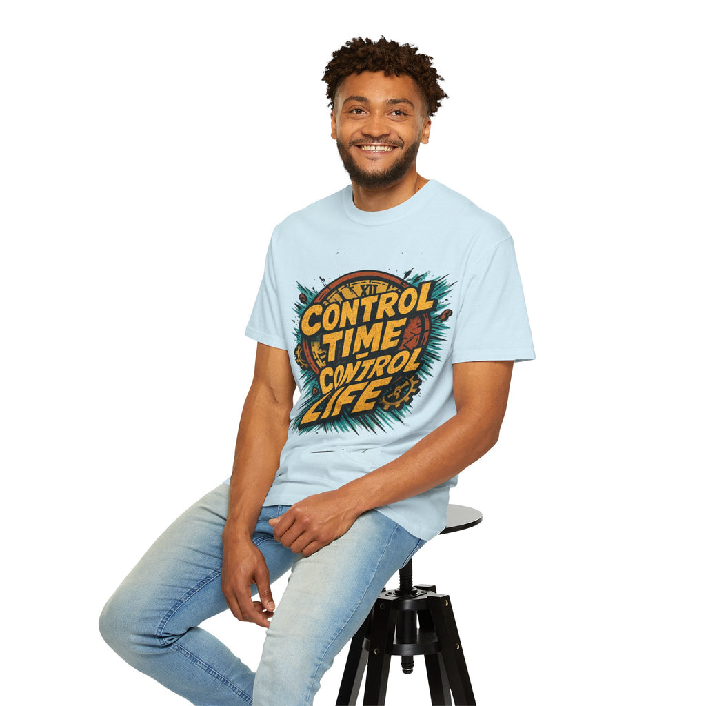 Control Time Control Life T-Shirt — Motivational Graphic Tee